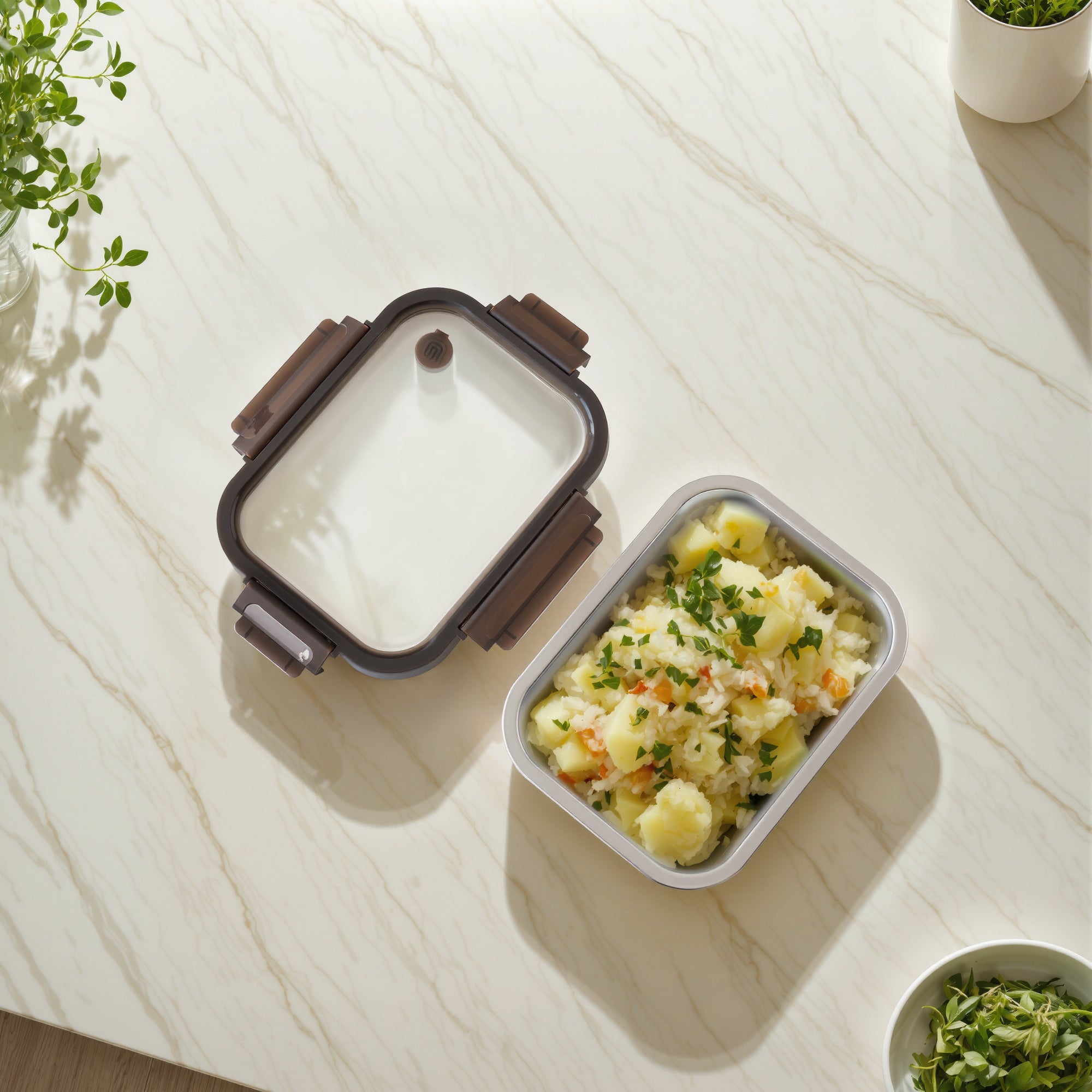 Rectangular Stainless Steel Containers