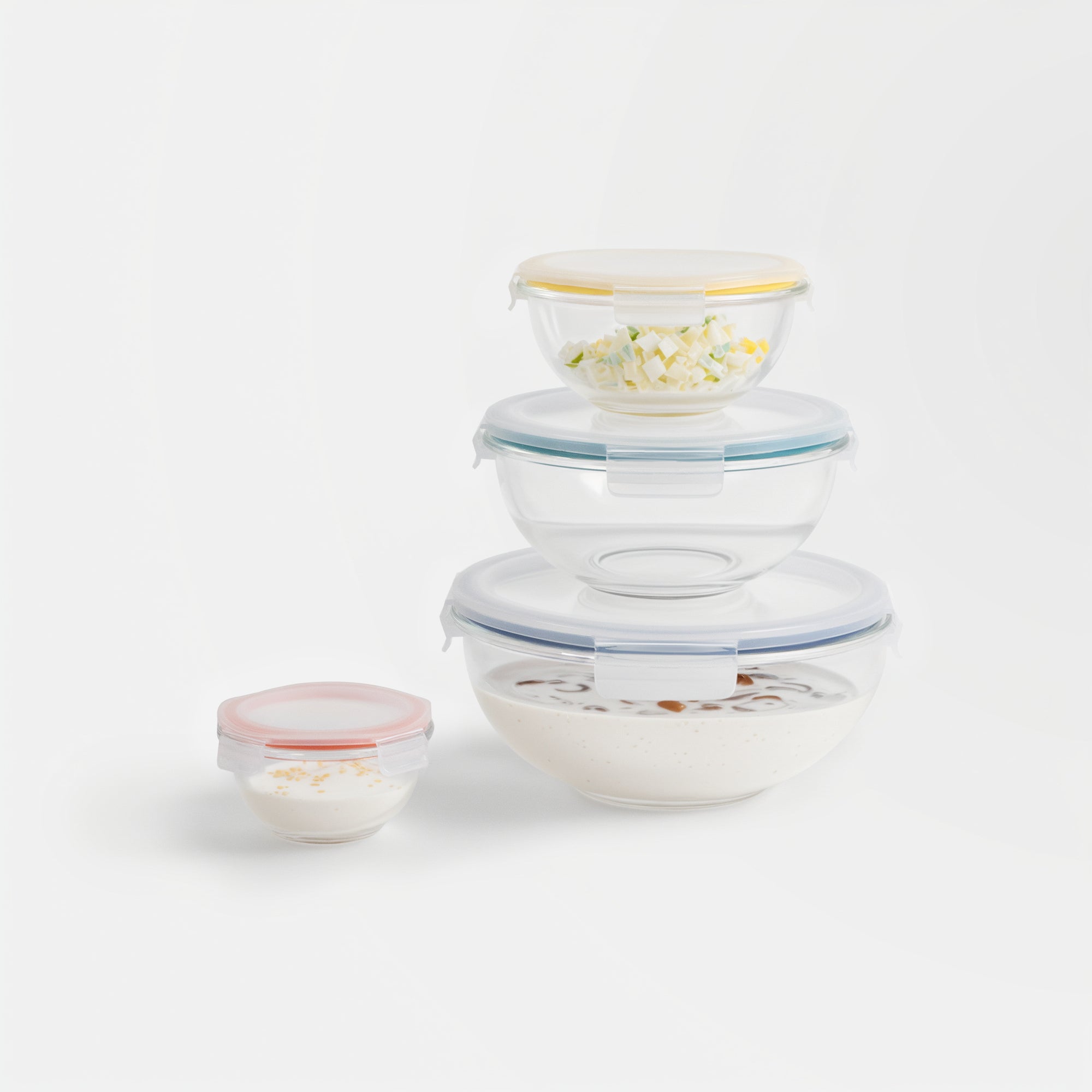 Mix & Store Glass Bowl Set