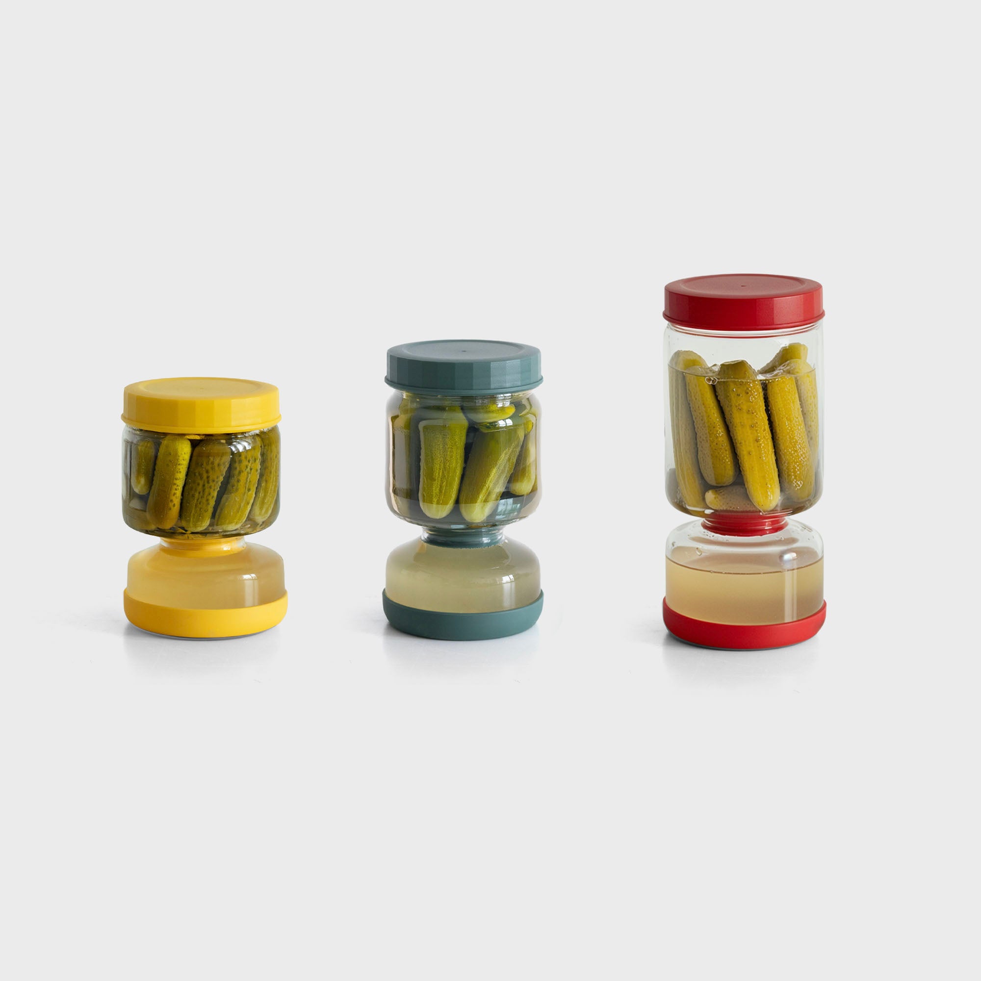 Glass Flip-Over Pickle Jar