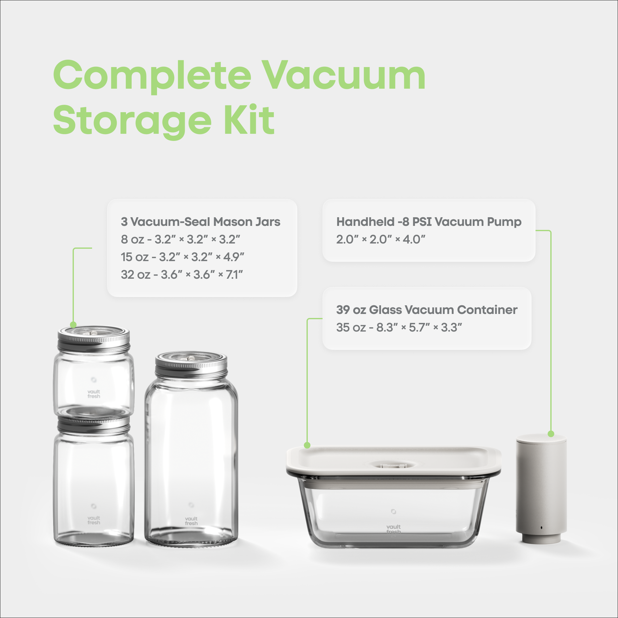 VaultFresh Vacuum Brewing & Marinating Starter Kit