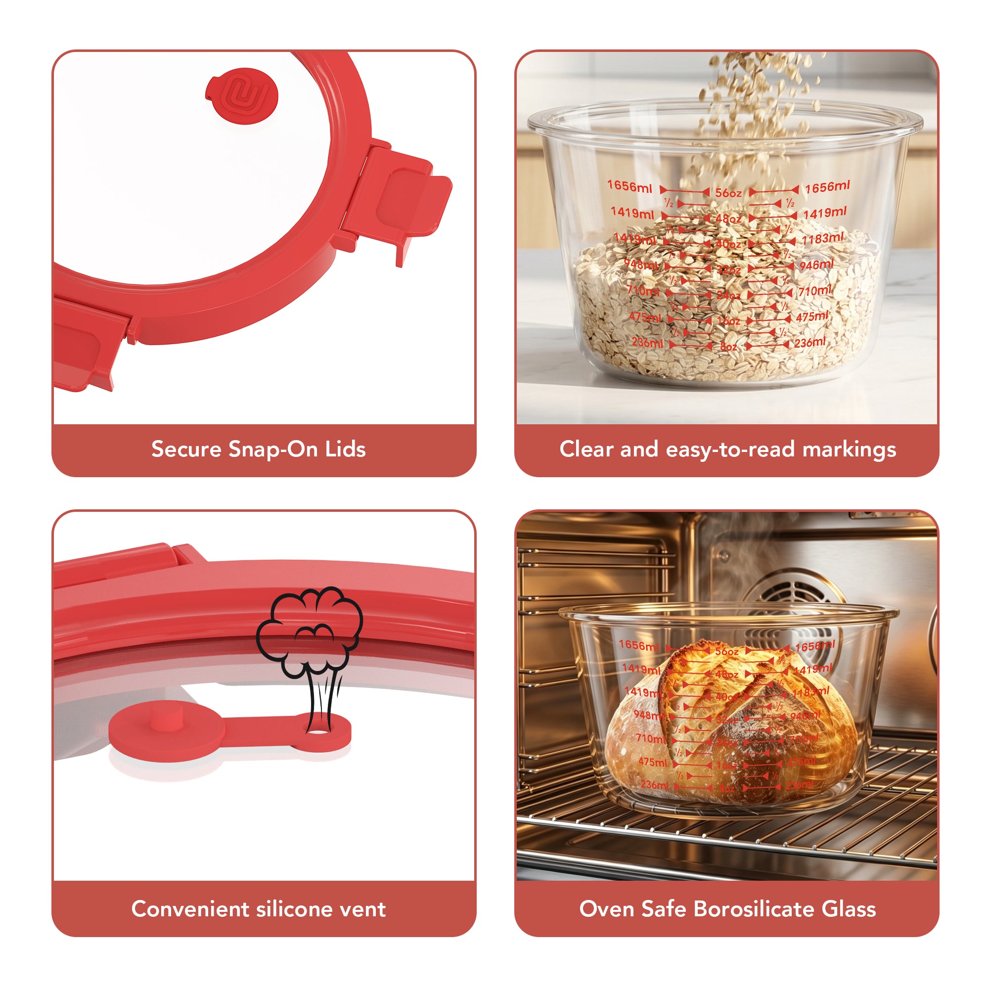 Glass Measuring Set