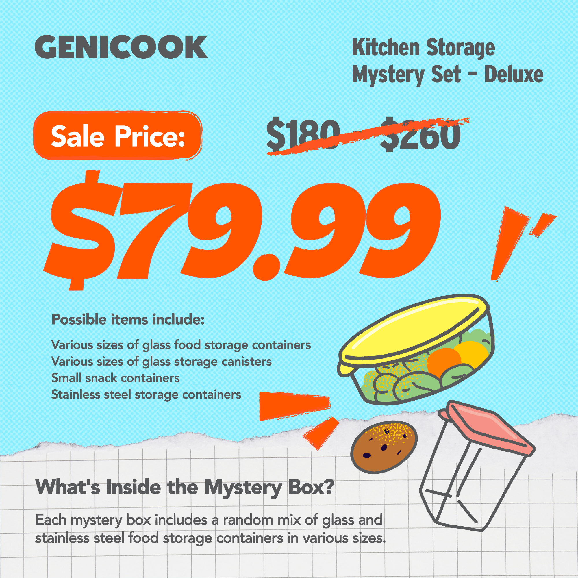 Kitchen Storage Mystery Set – Deluxe