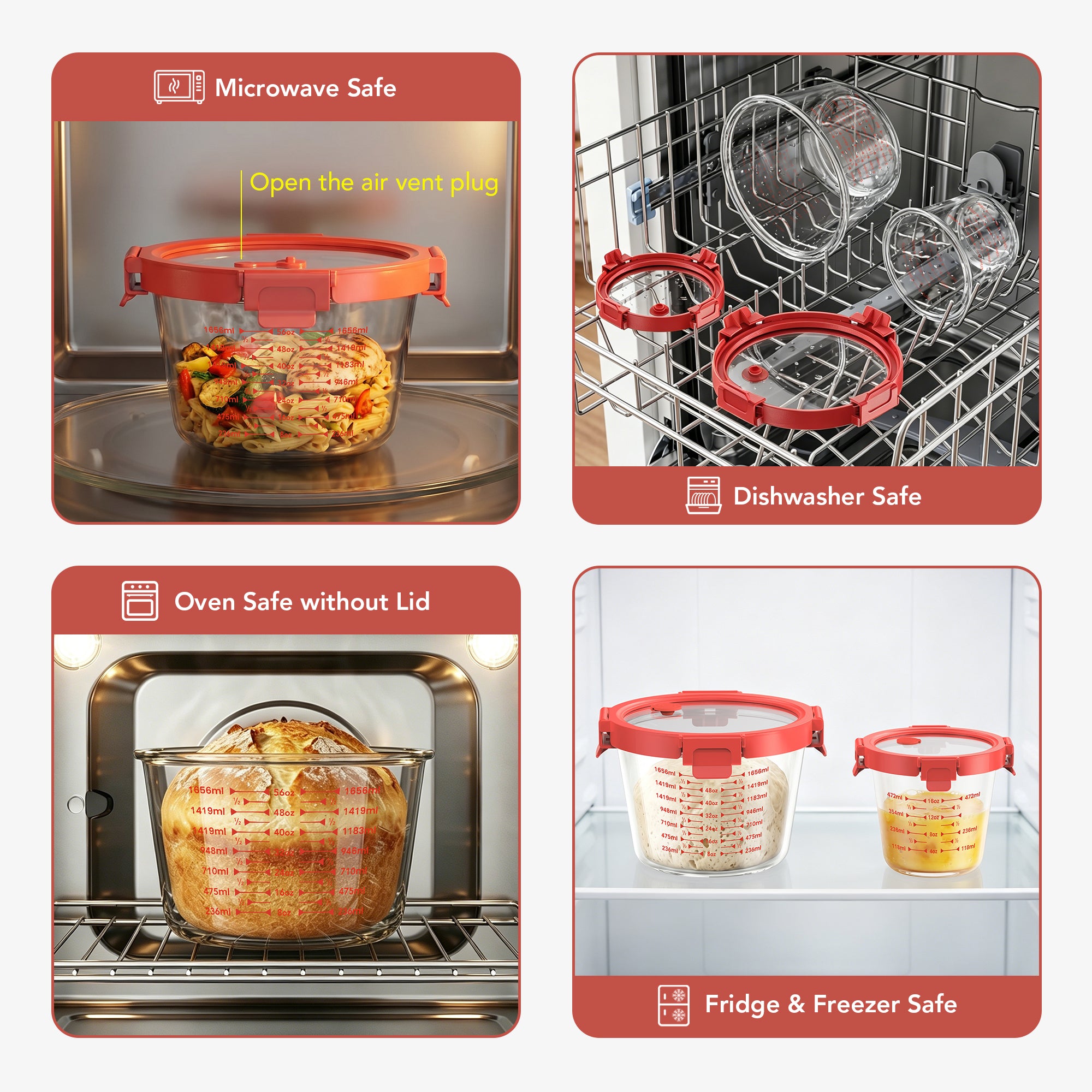Glass Measuring Set