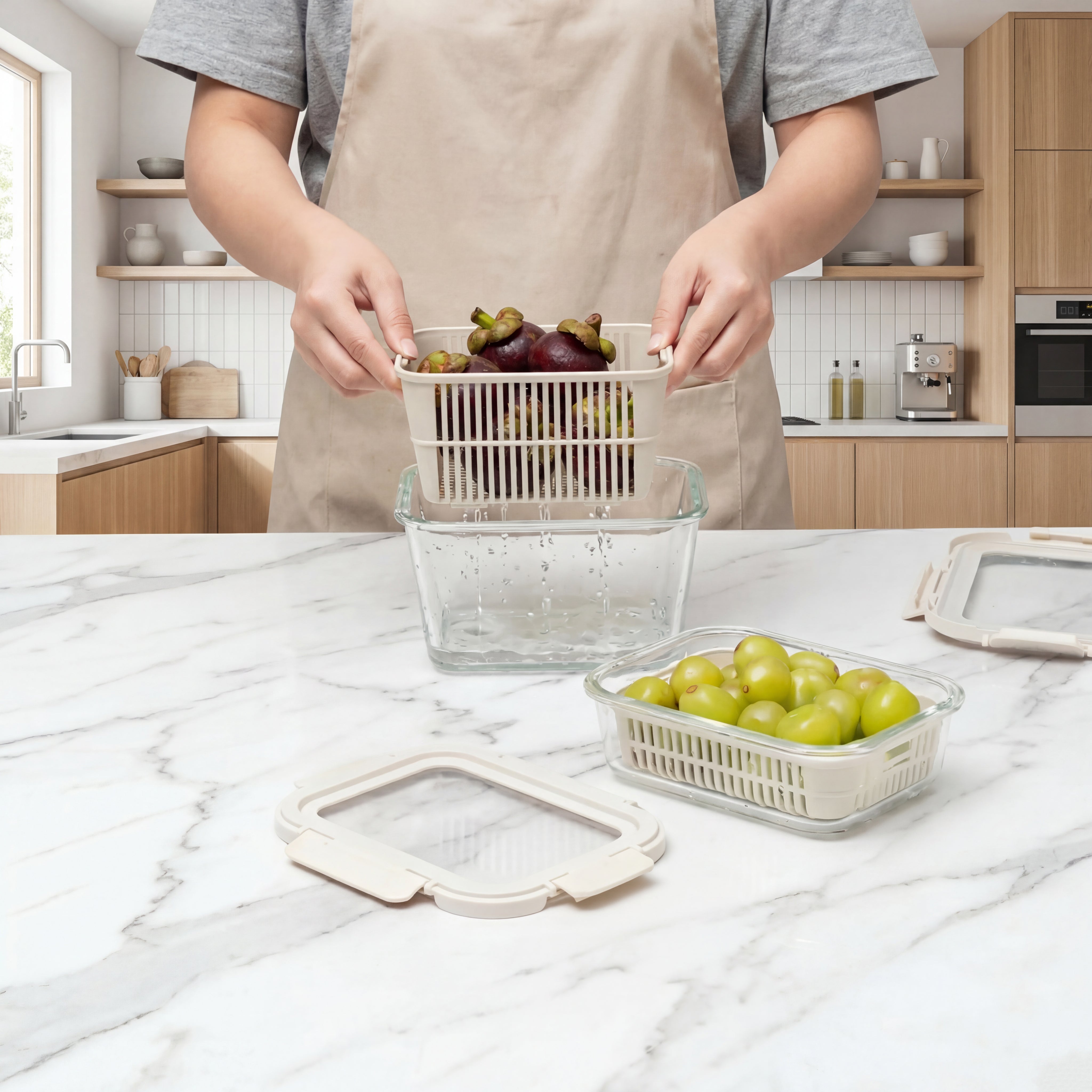 Colander Container Set