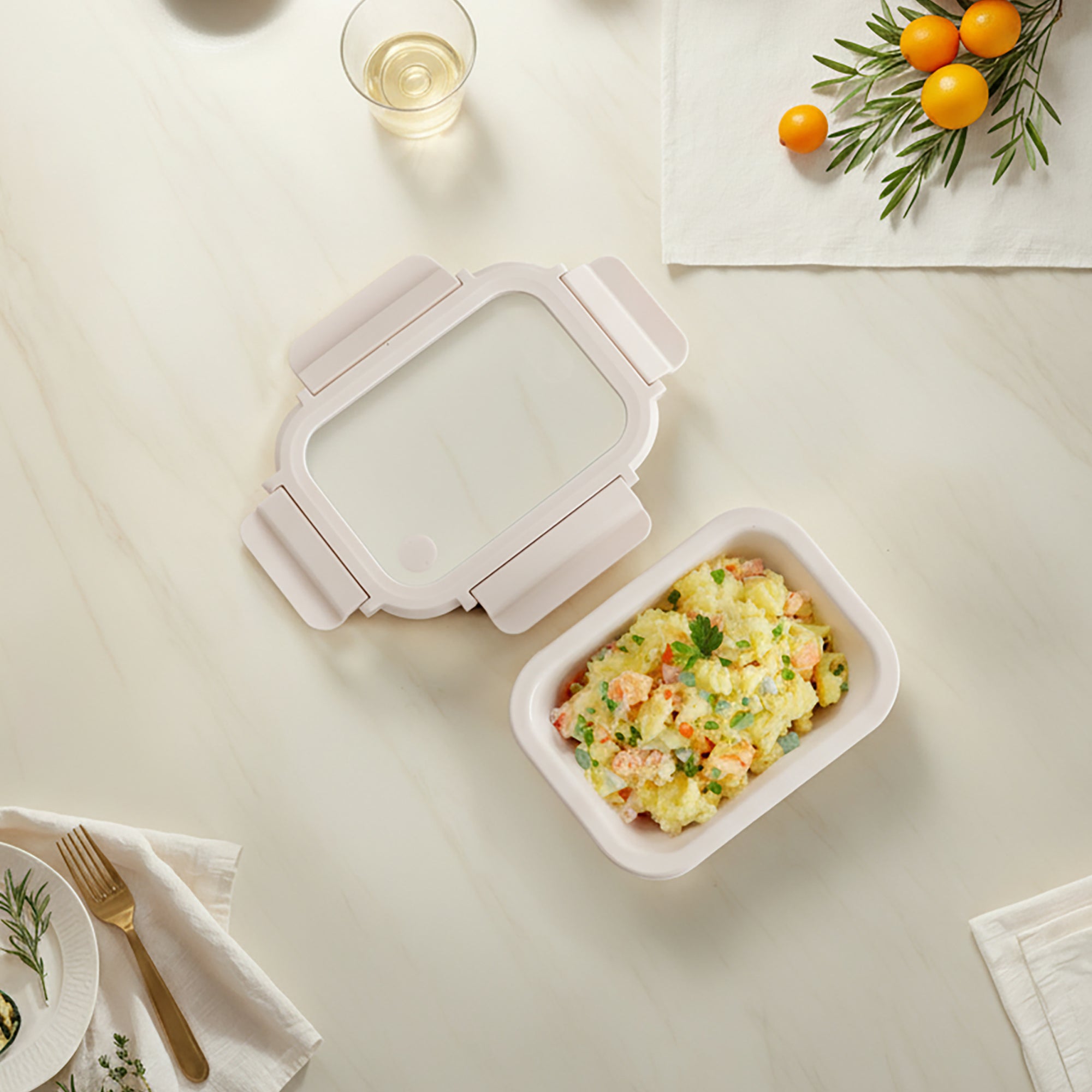 Stoneware Container - Cannoli Crème