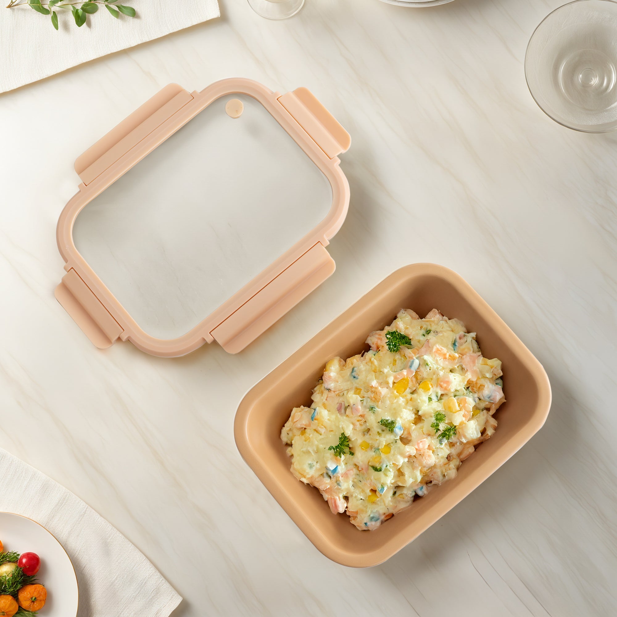 Stoneware Container - Honey