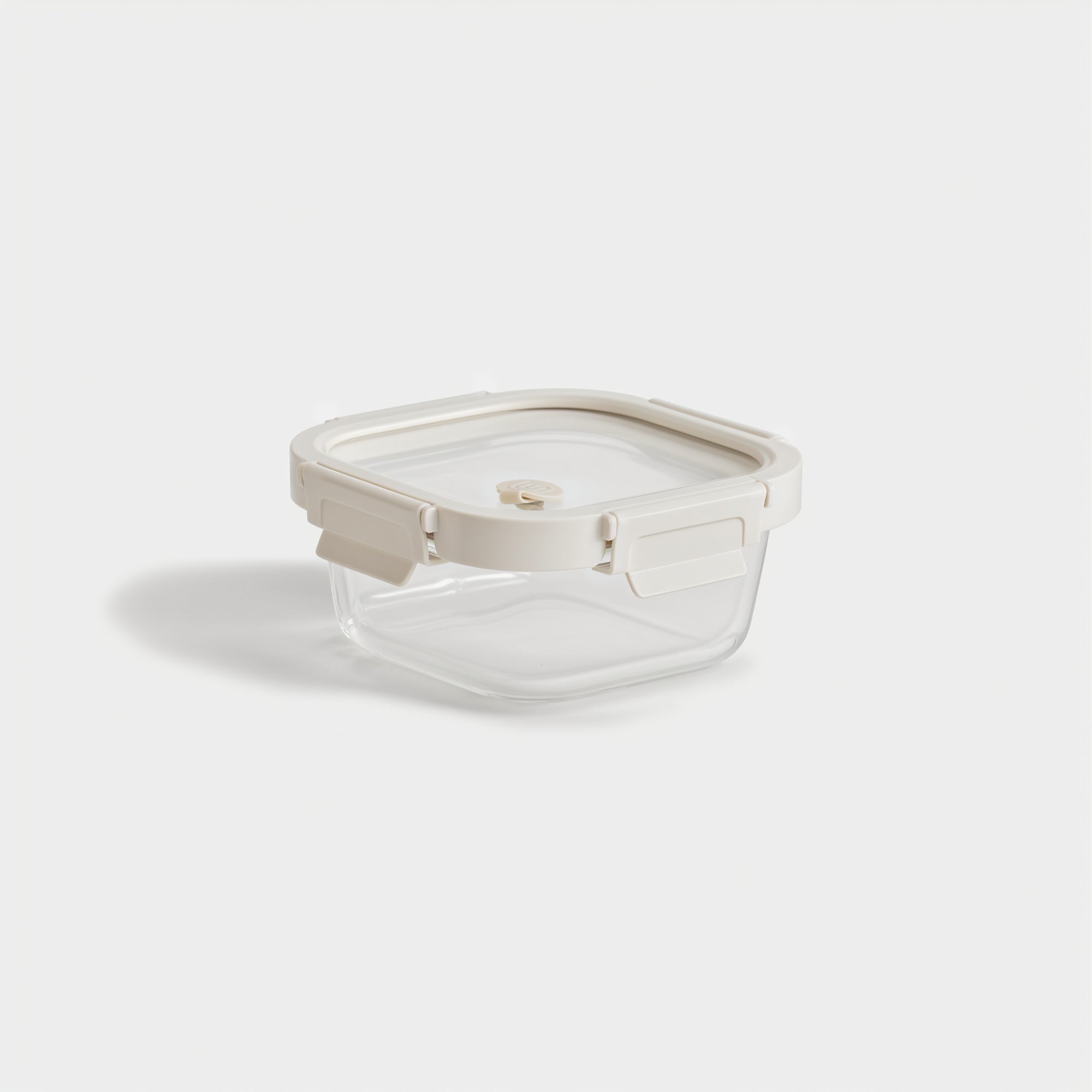 Square Glass Container Set (Vanilla, 4-pc)