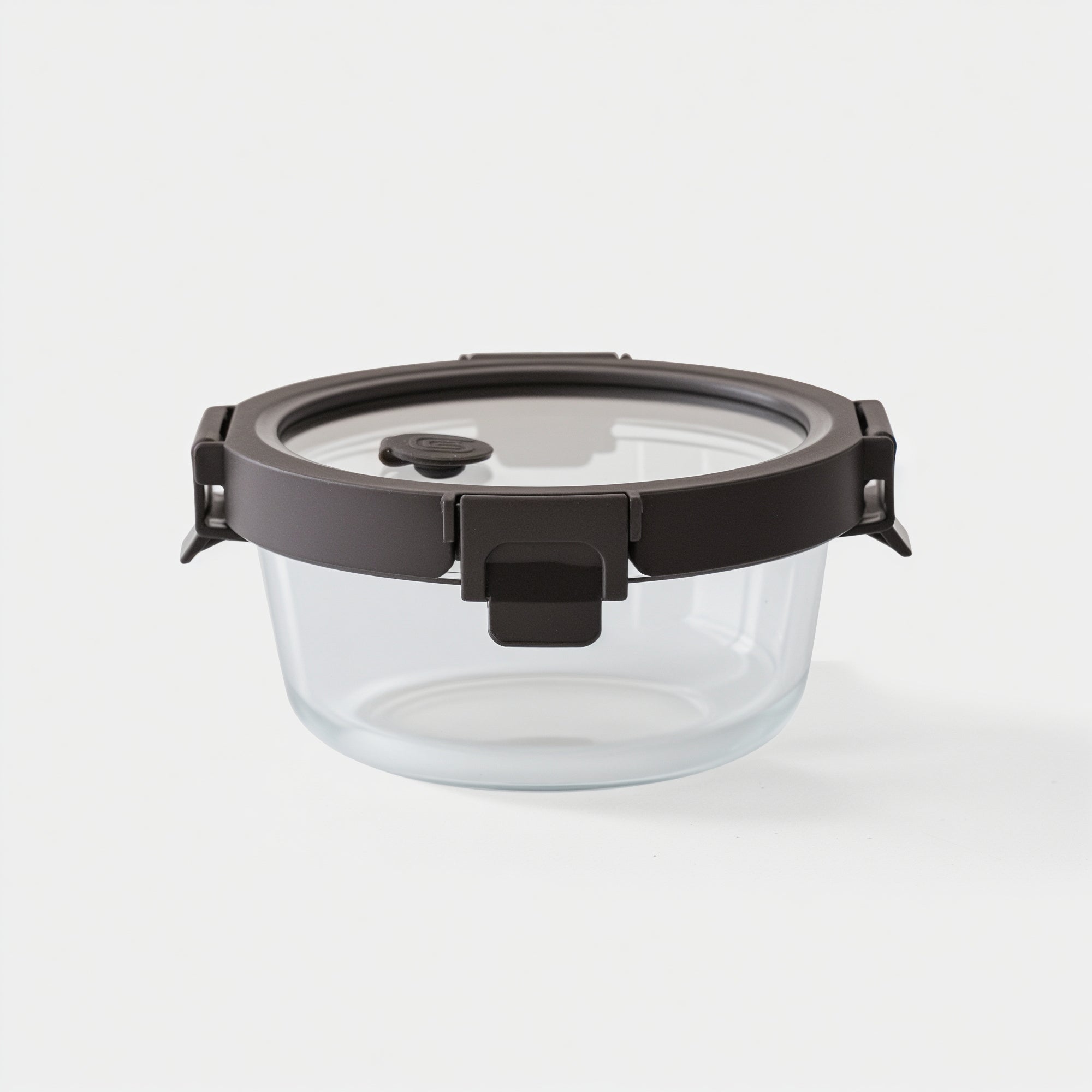 Round Glass Container Set (Espresso, 3-pc)