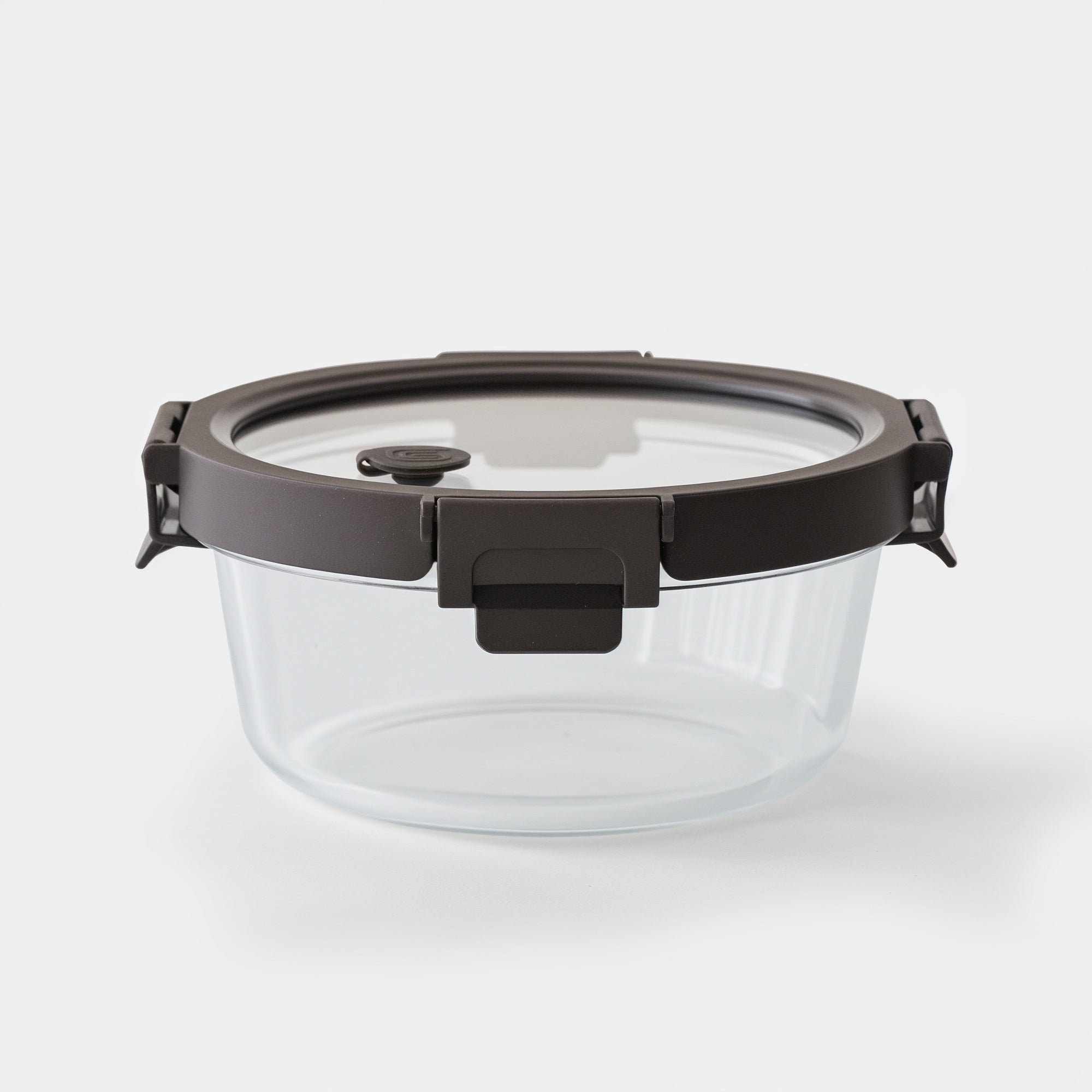 Round Glass Container Set (Espresso, 3-pc)