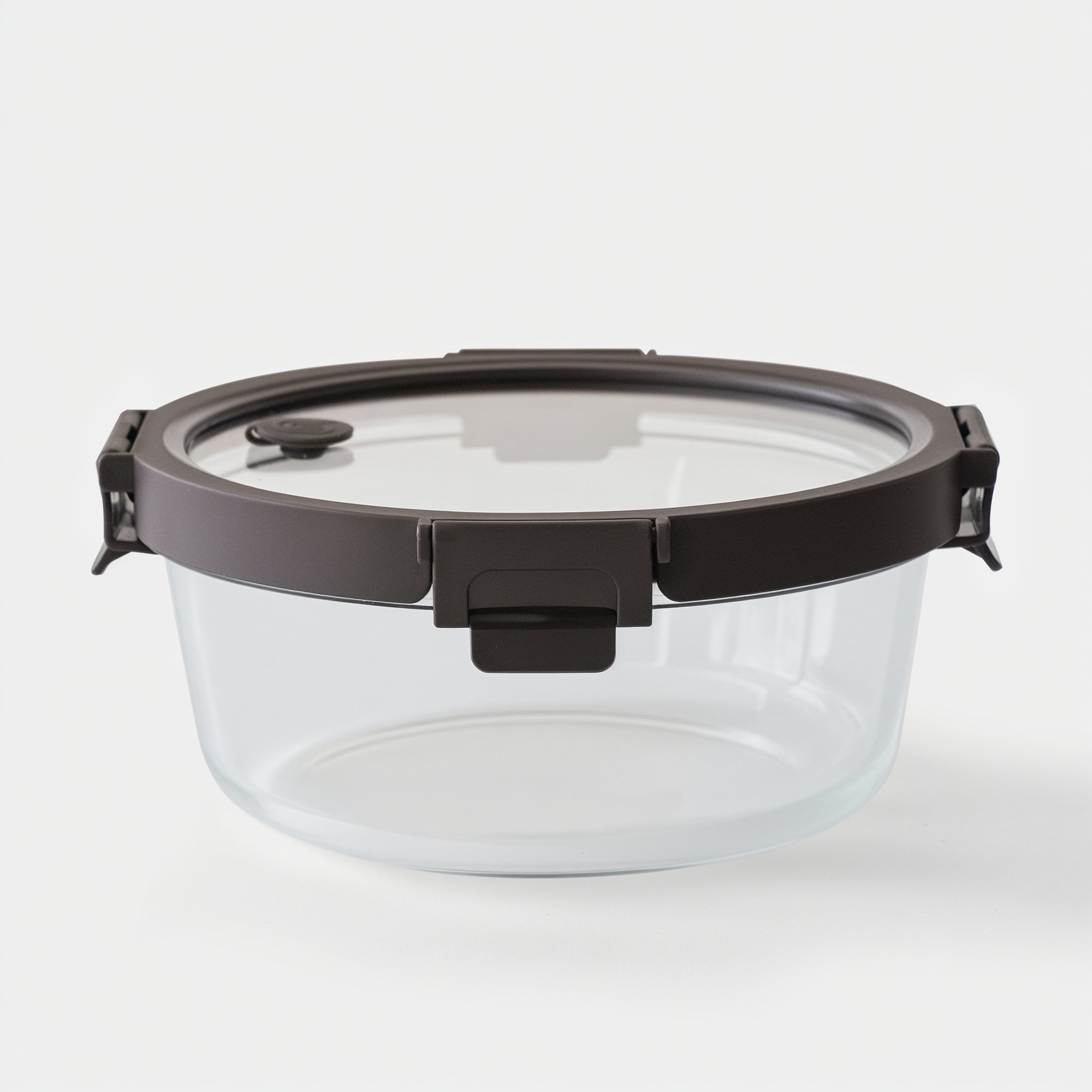 Round Glass Container Set (Espresso, 3-pc)