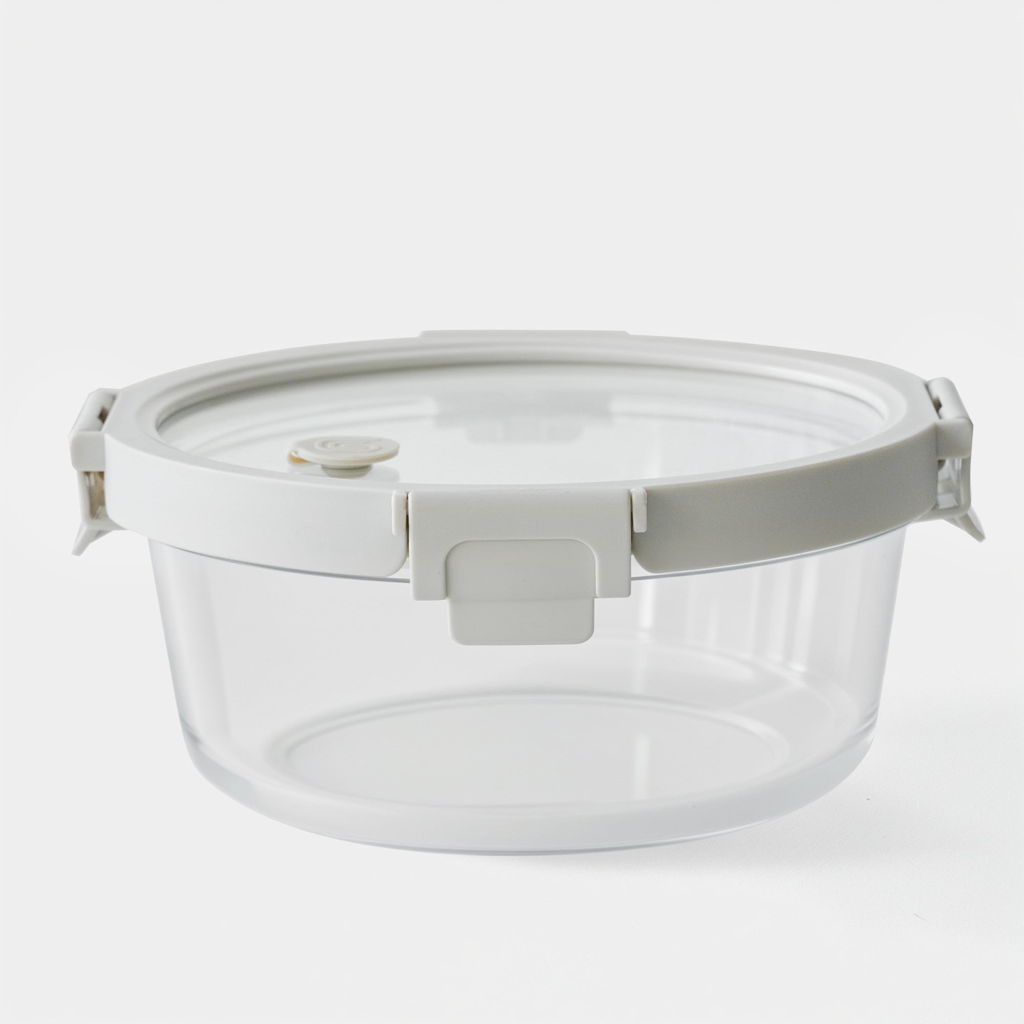 Round Glass Container Set (Vanilla, 3-pc)