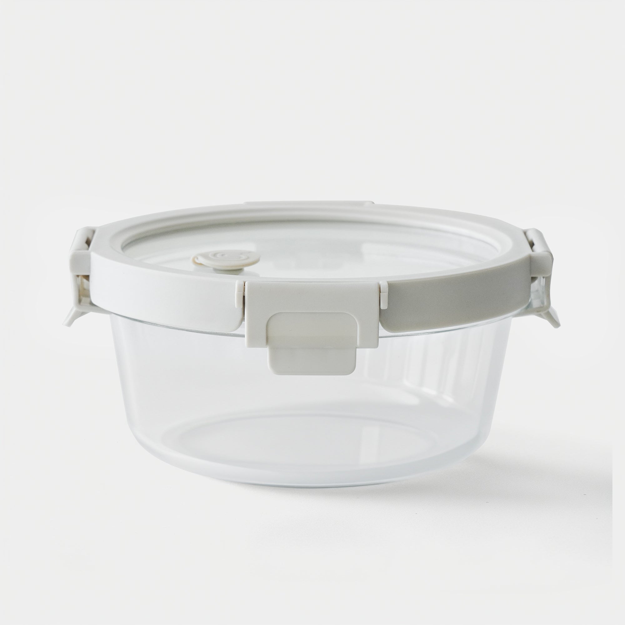 Round Glass Container Set (Vanilla, 3-pc)