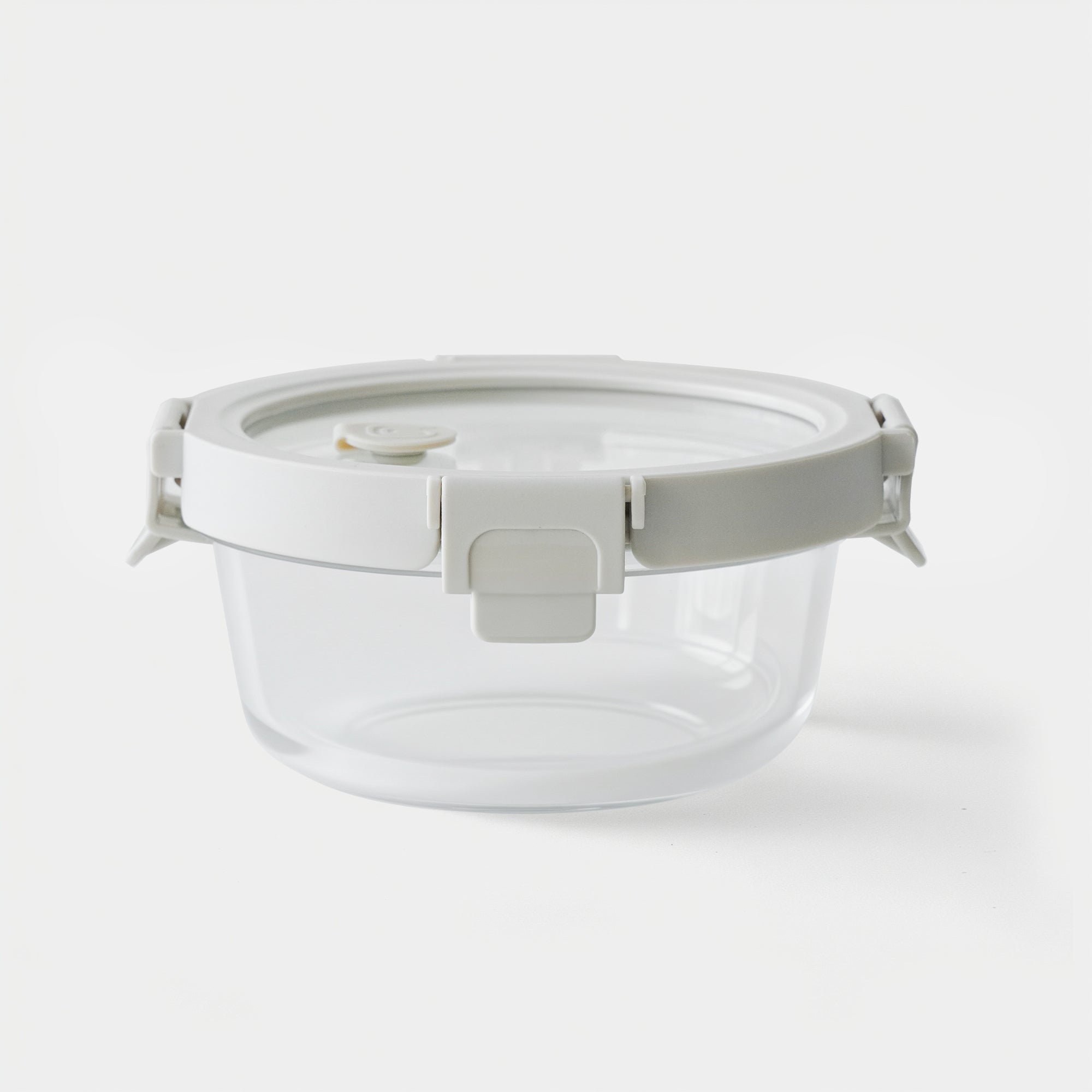 Round Glass Container Set (Vanilla, 3-pc)