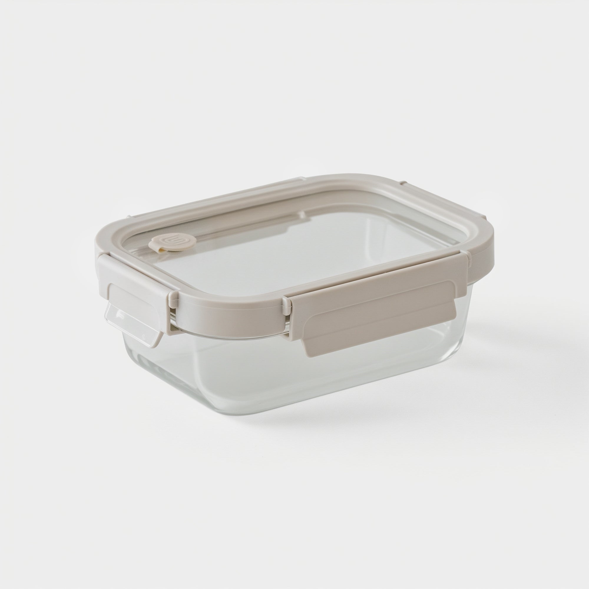 Rectangular Glass Container Set (Vanilla, 4-pc)