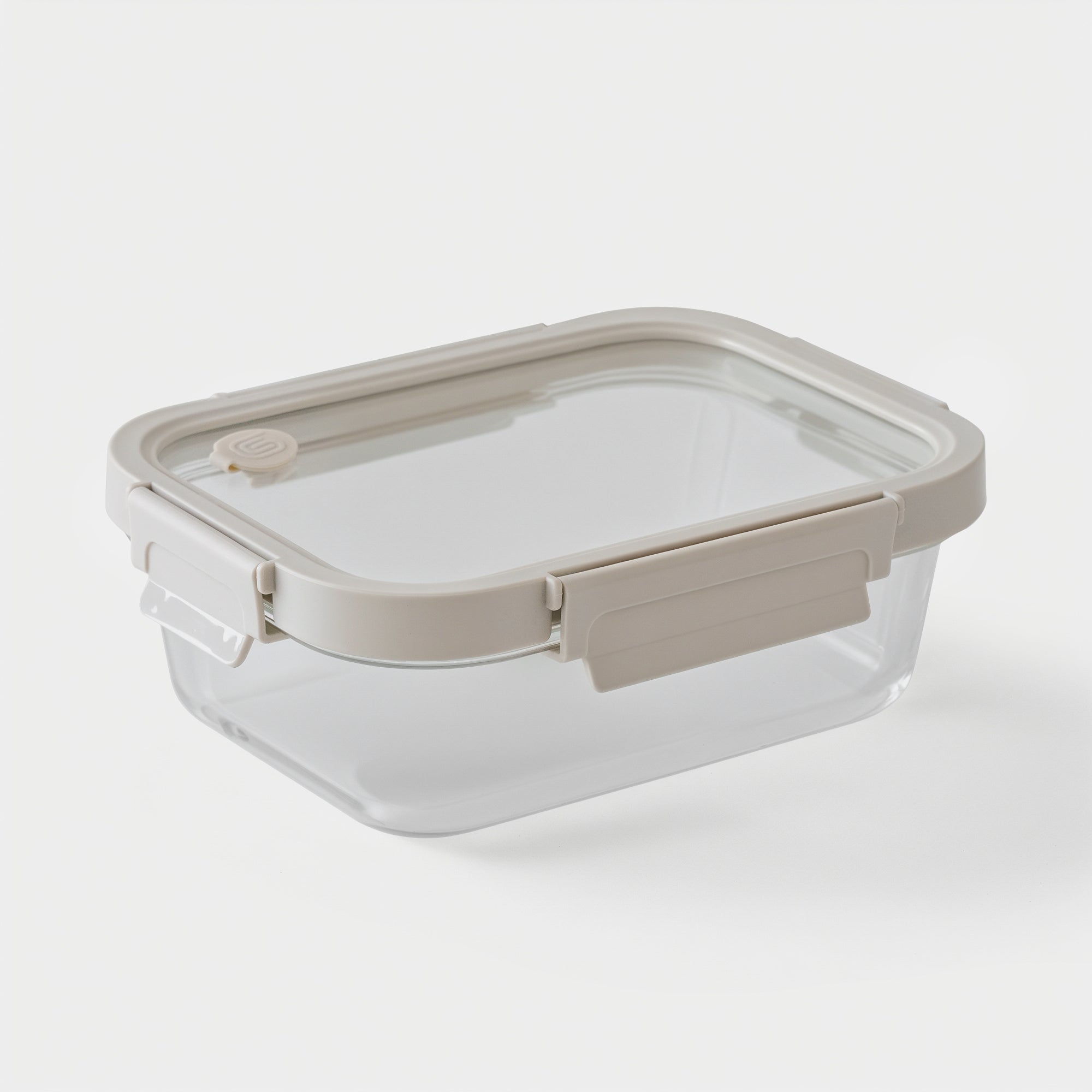 Rectangular Glass Container Set (Vanilla, 4-pc)