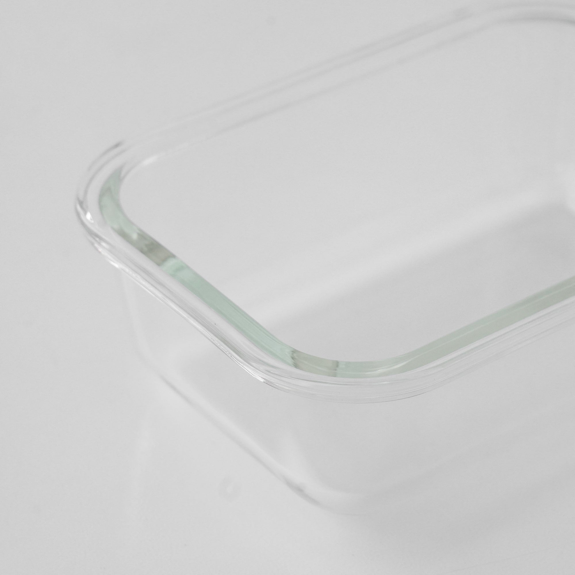 Rectangular Glass Container Set (Vanilla, 4-pc)