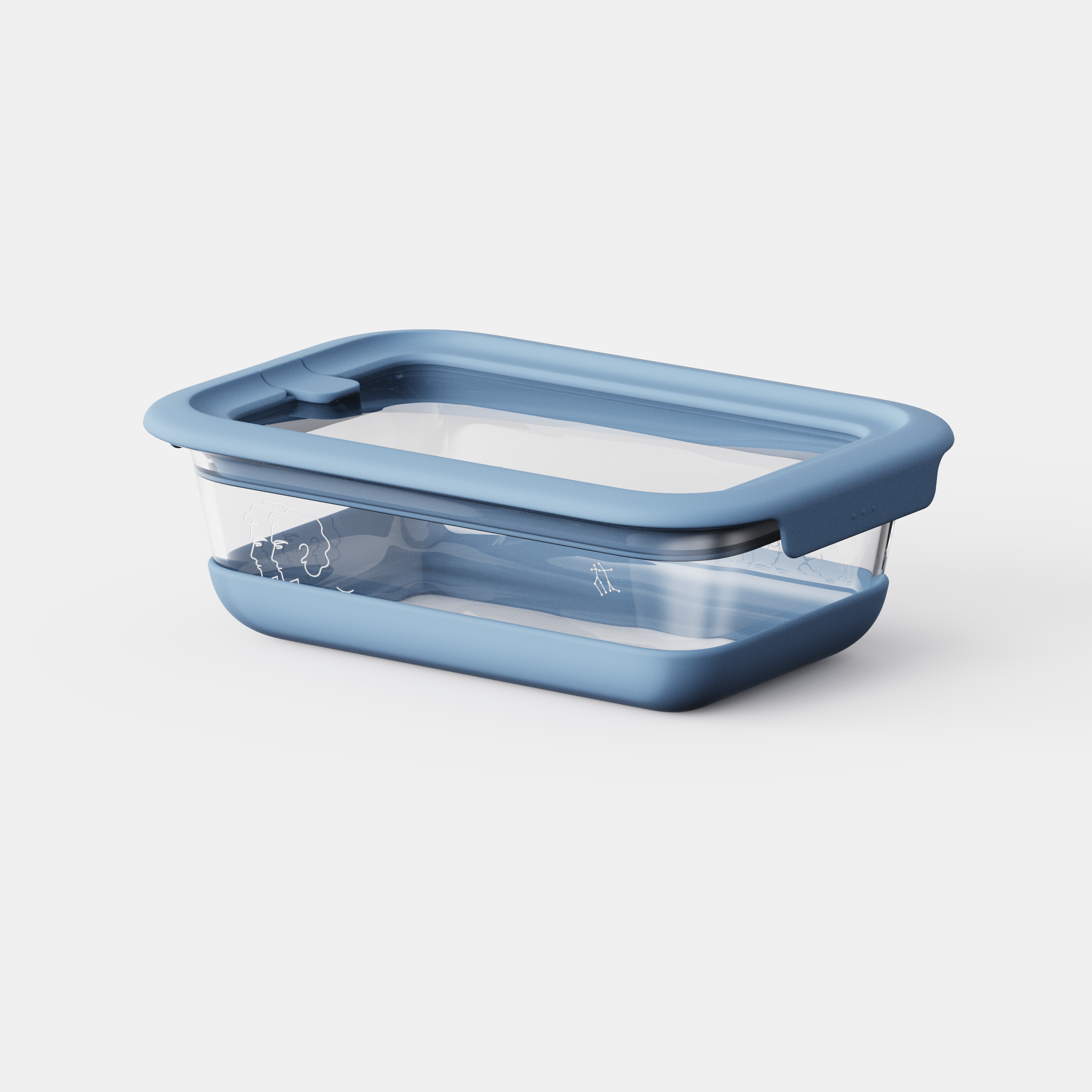 Custom Borosilicate Glass Food Container | Design Your Own