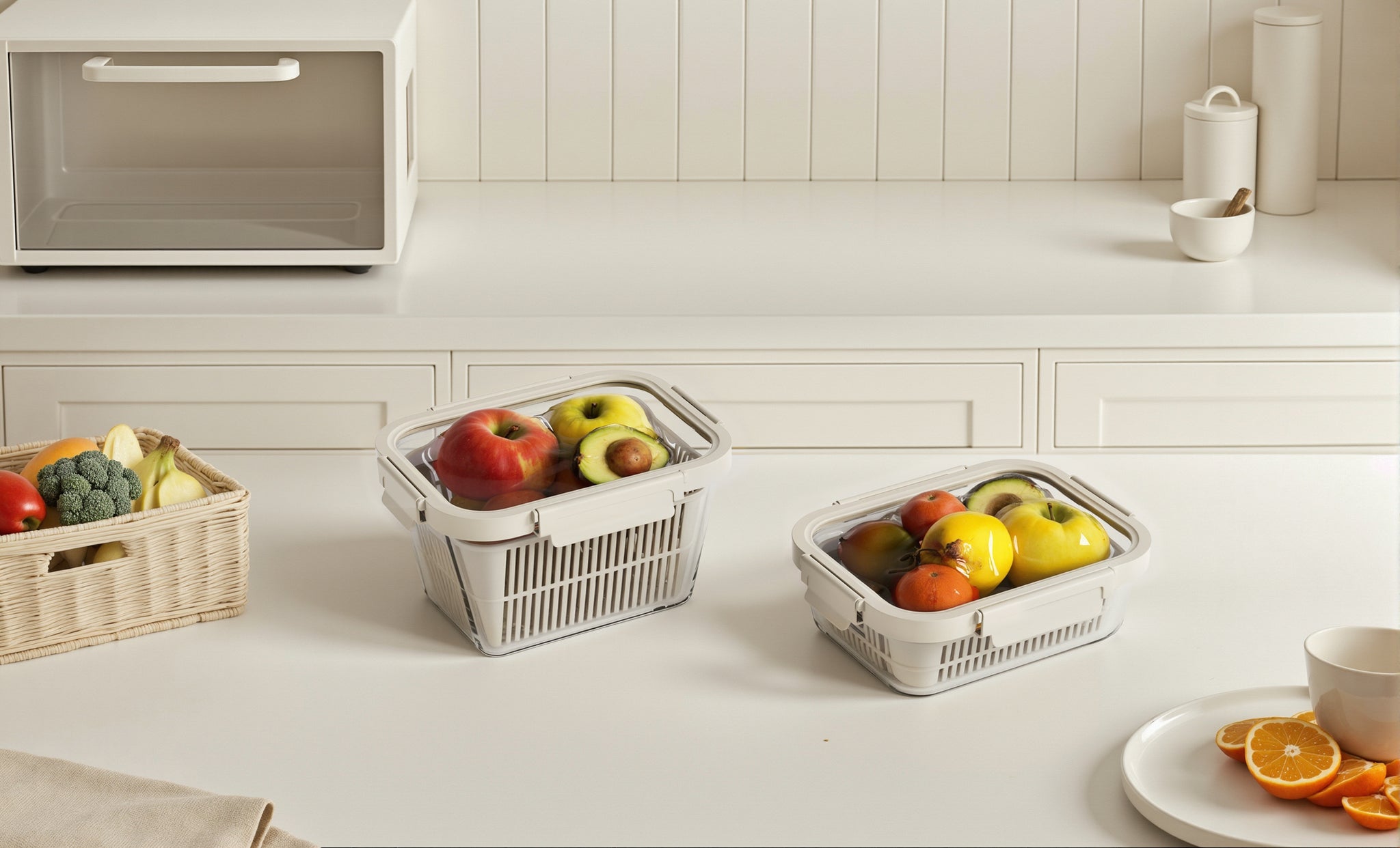 Genicook Colander Container Set (Set of 2)