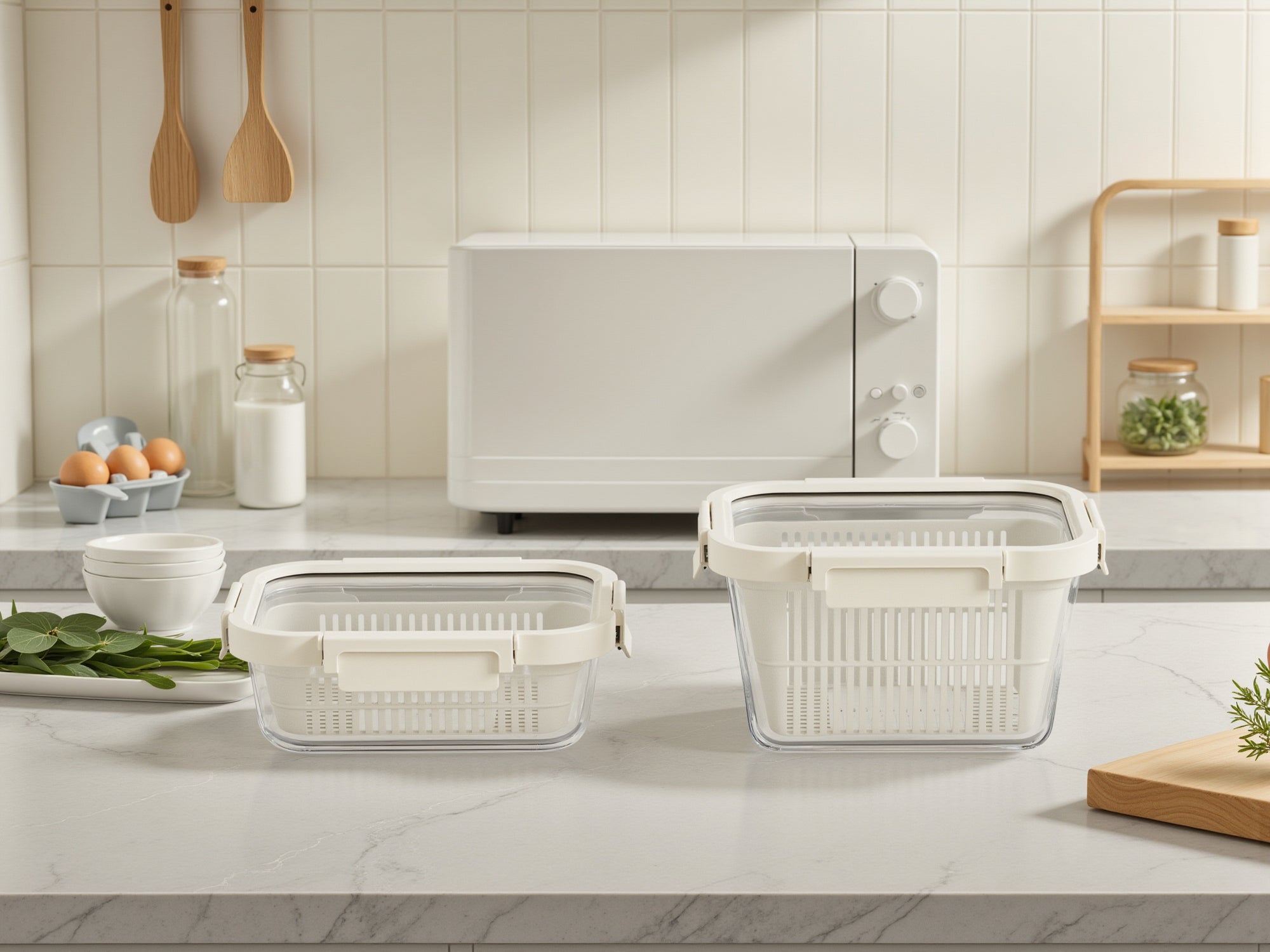 Genicook Colander Container Set (Set of 2)