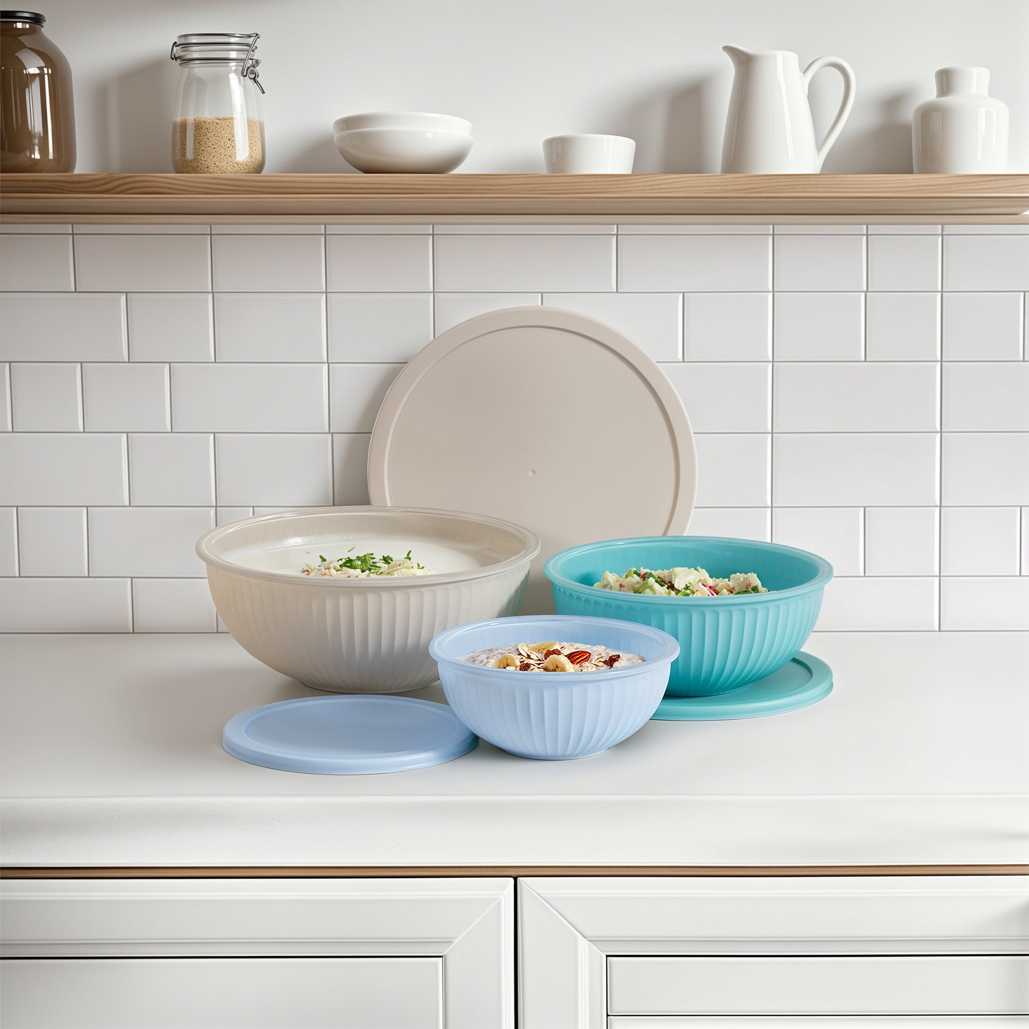 Rainbowl Glass Mixing Set (Set of 3)