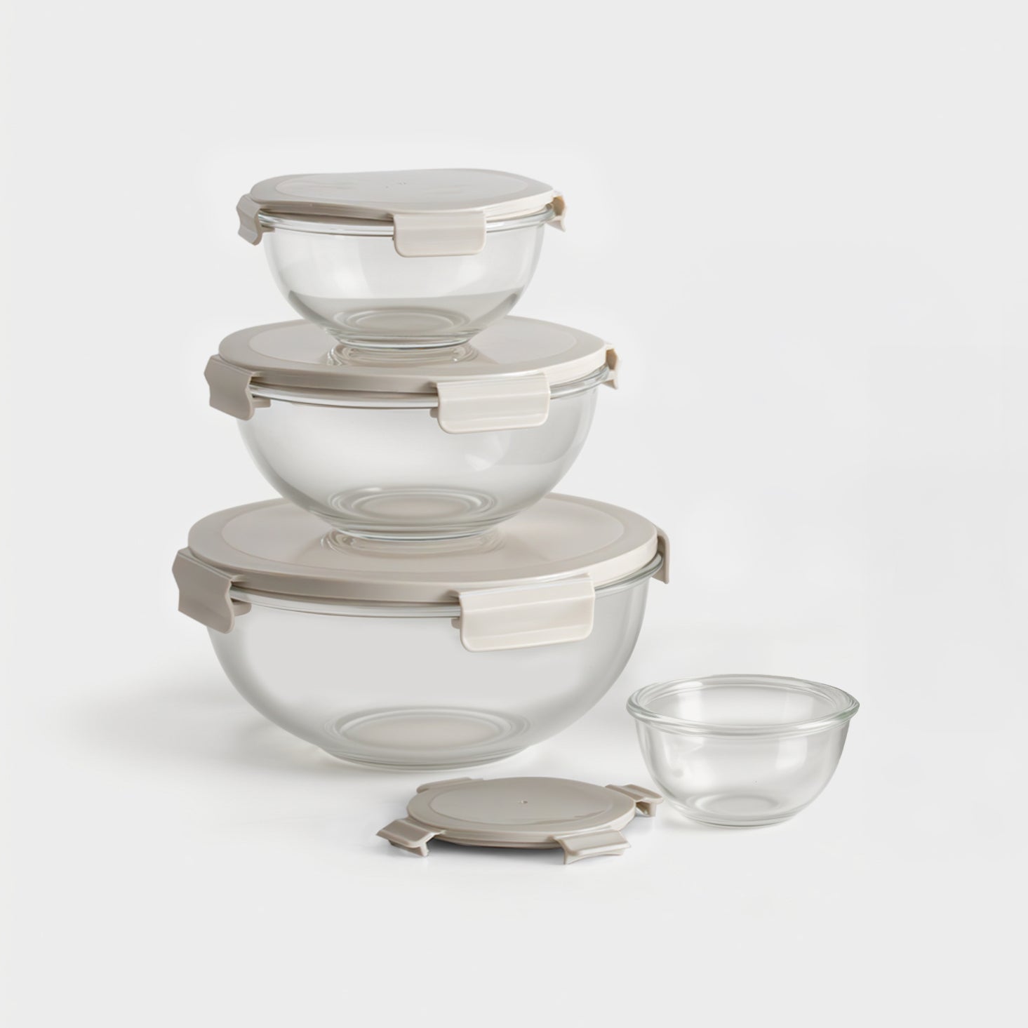 Mix & Store Glass Bowl Set