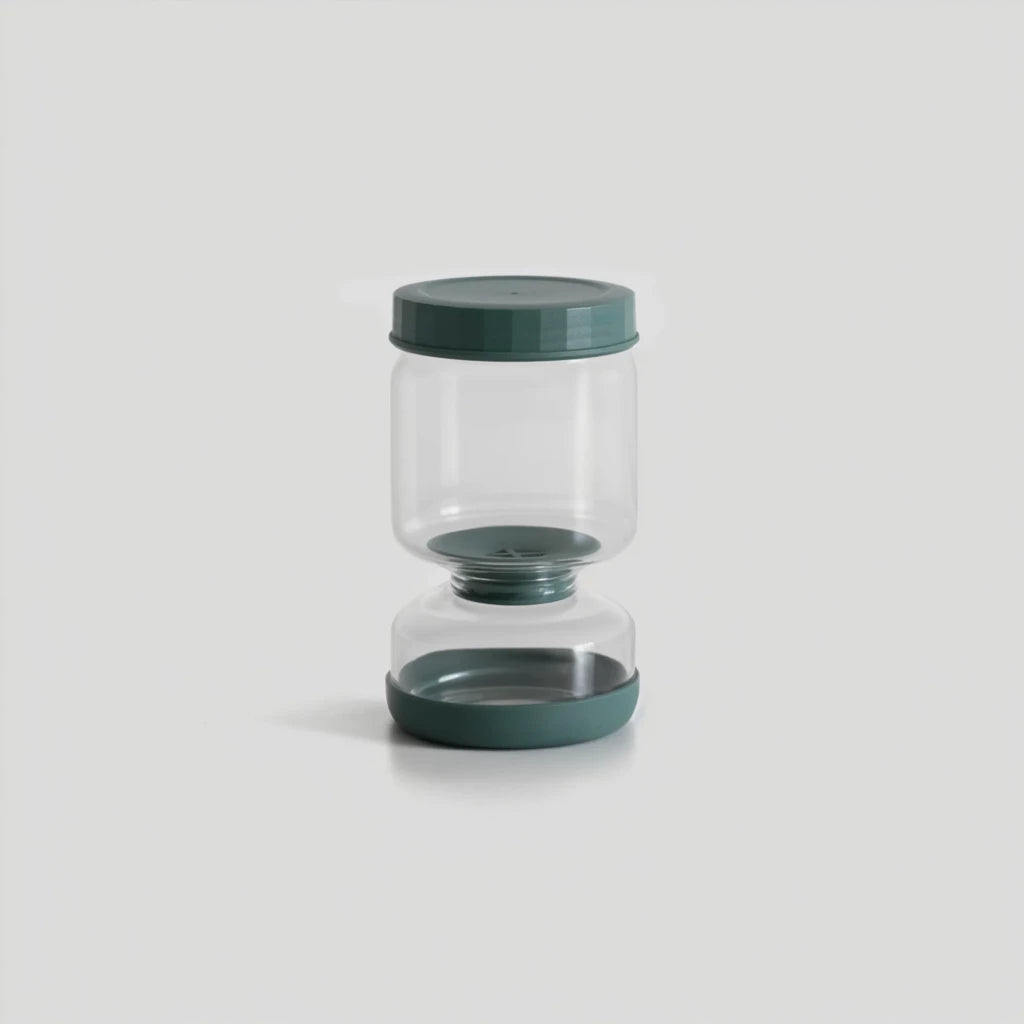 Glass Flip-Over Pickle Jar