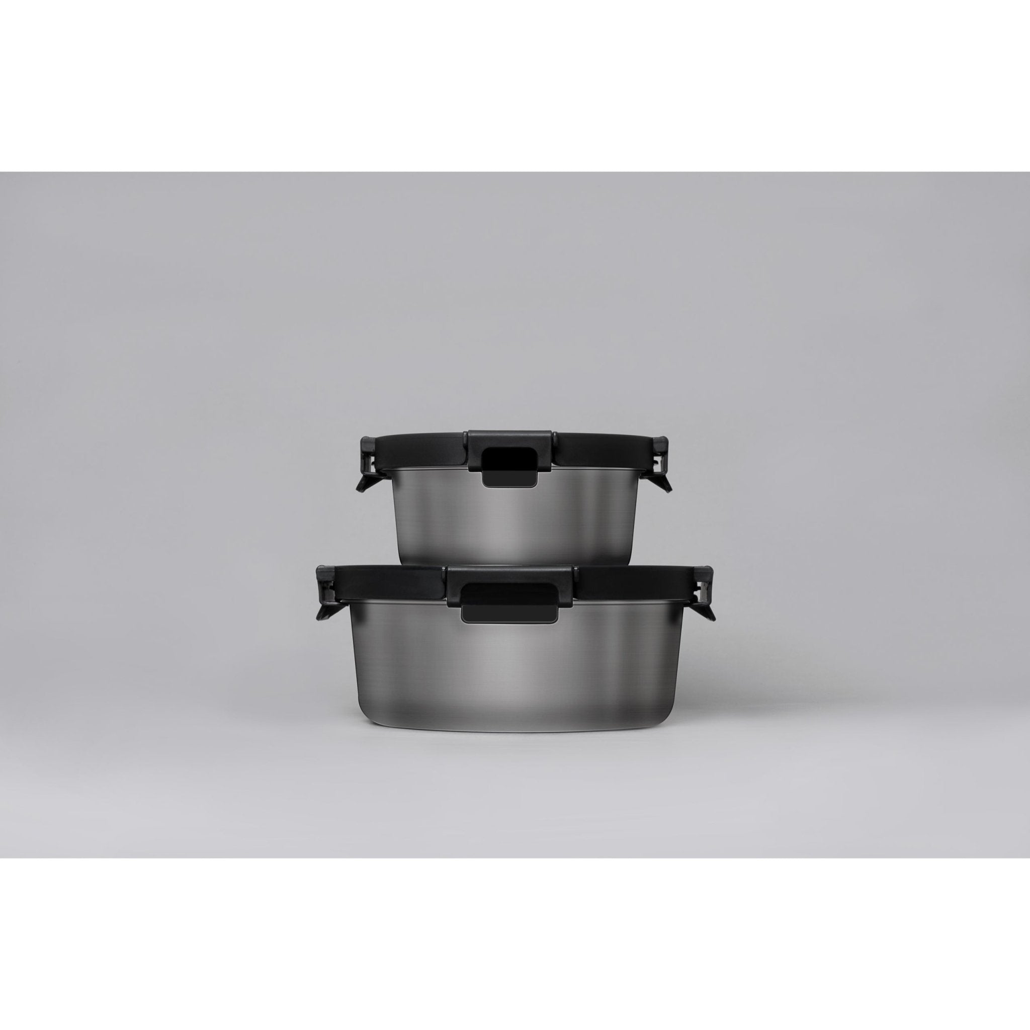 RYEDE™ Microwave-Safe Stainless Steel Container (Round, Square, Rectangle) (800, 1200, or 1800 ML) - GenicookGenicook