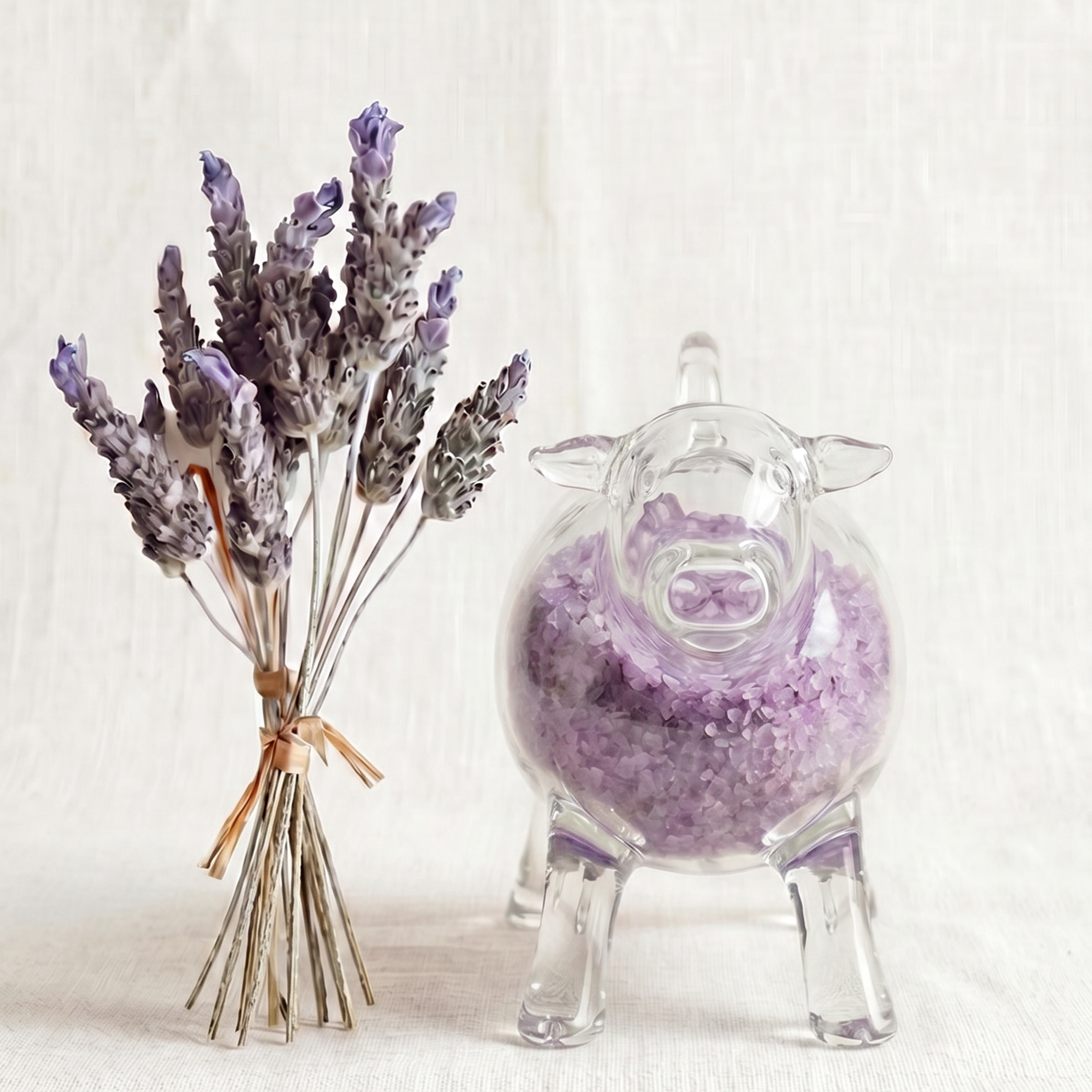 Hand-Blown Cow Creamer