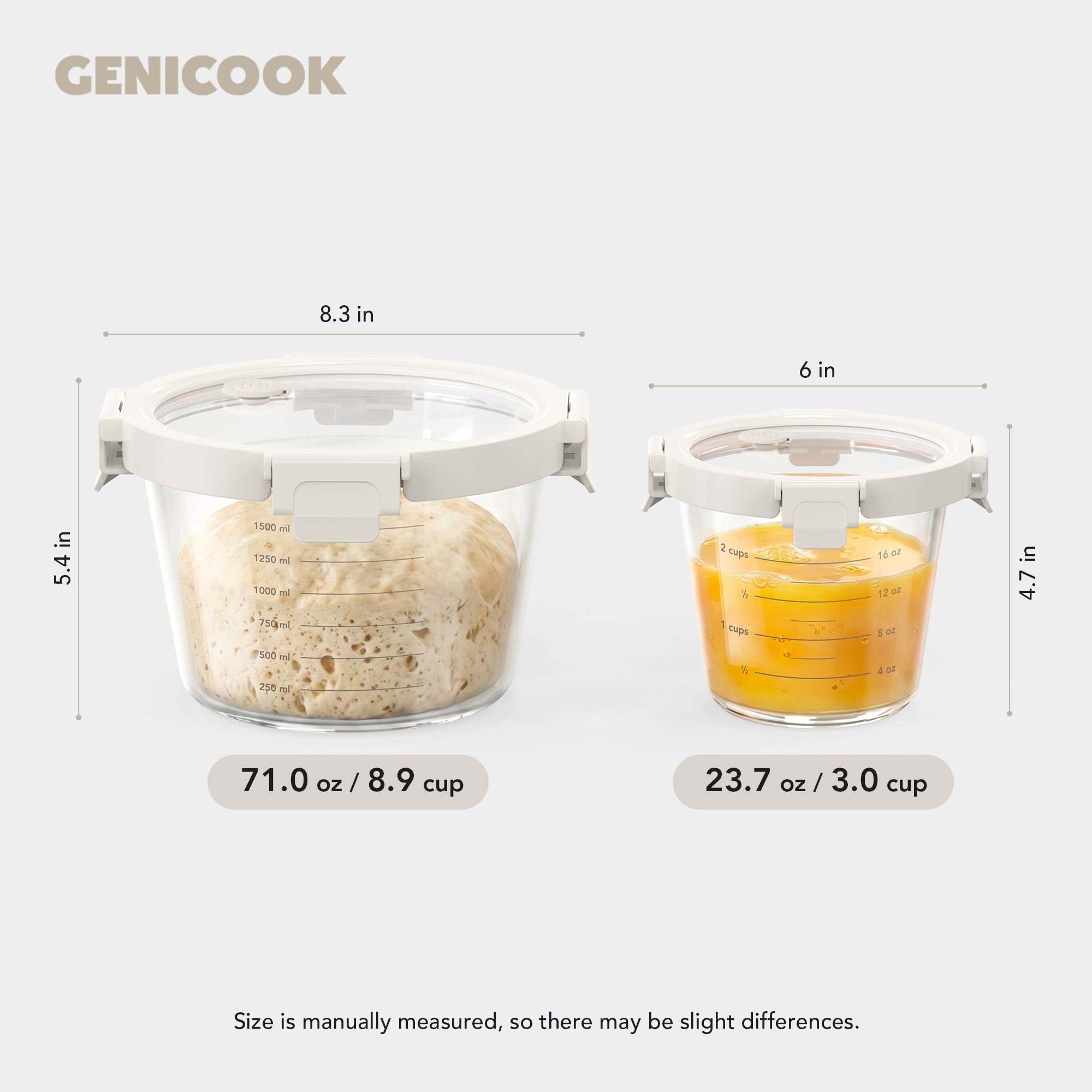 Glass Measuring Set