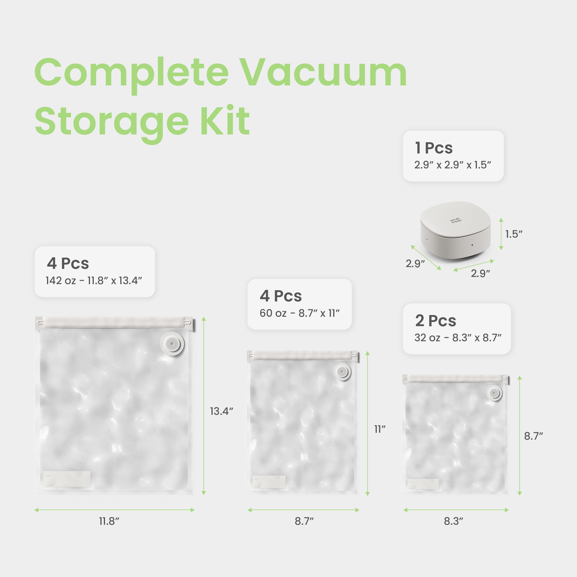 VaultFresh Vacuum Brewing & Marinating Vacuum Starter Kit
