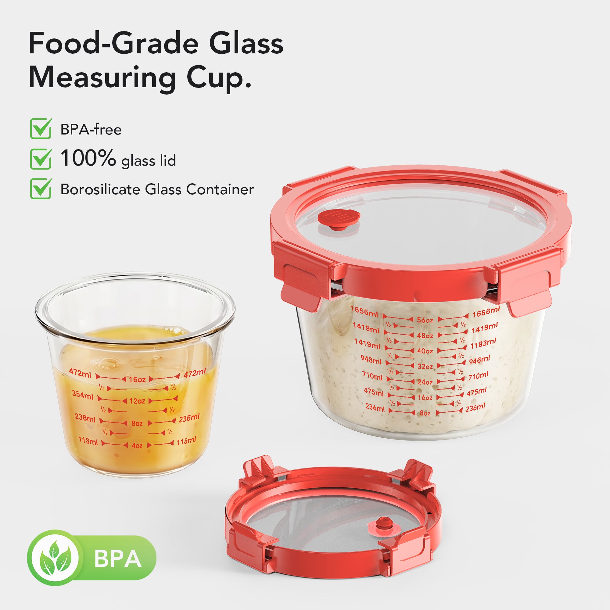 Glass Measuring Set