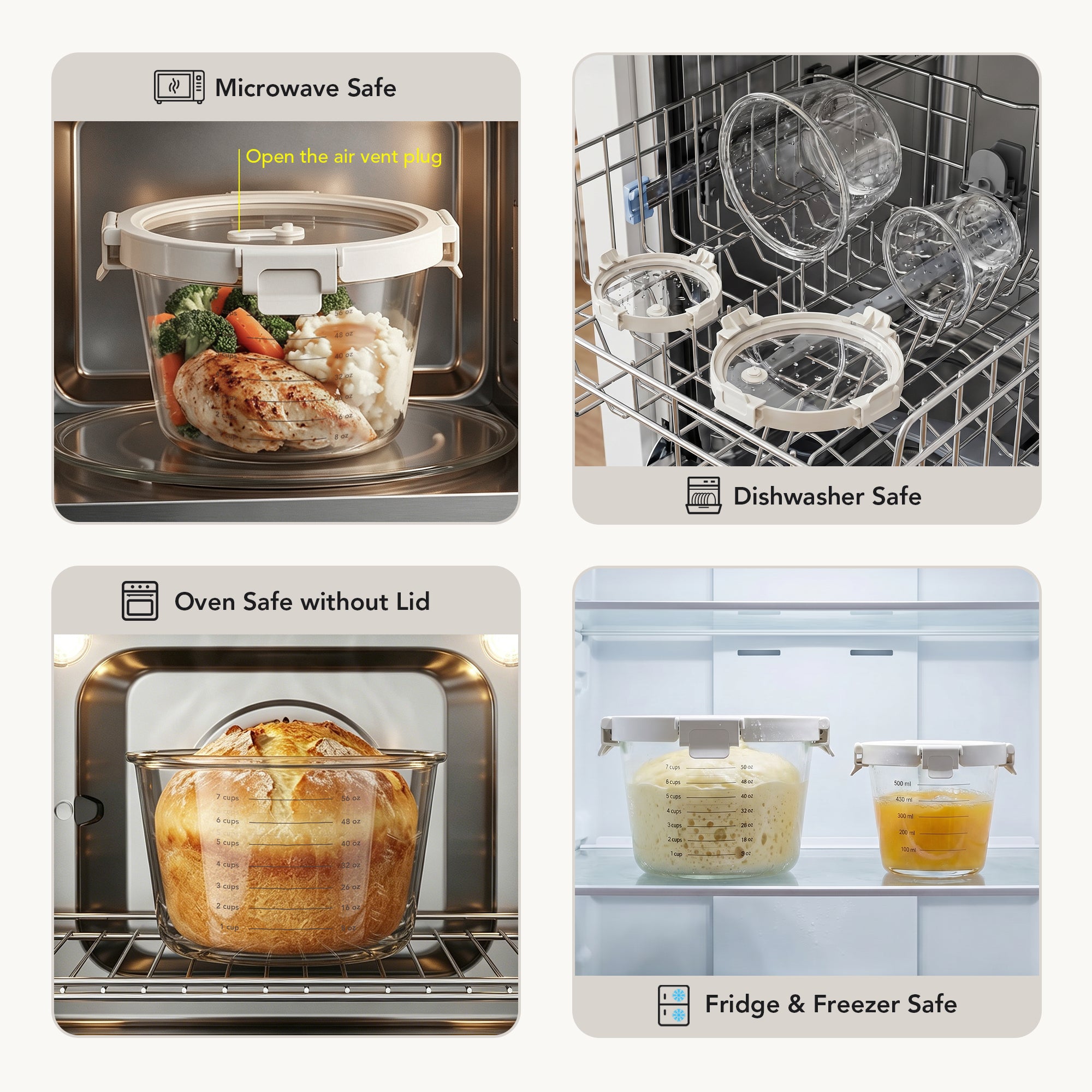 Glass Measuring Set