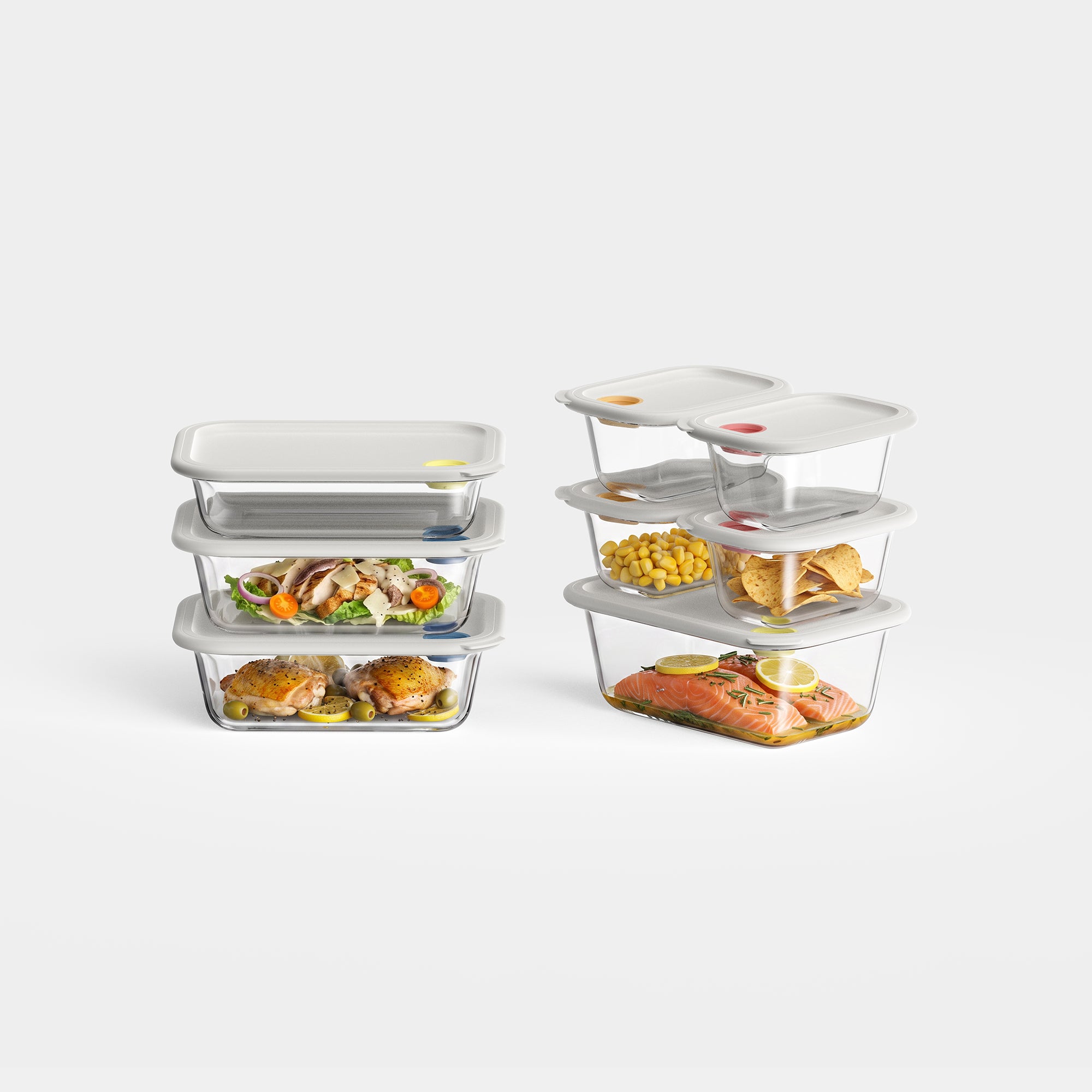 Click-it Storage Container Set – 8 Pack