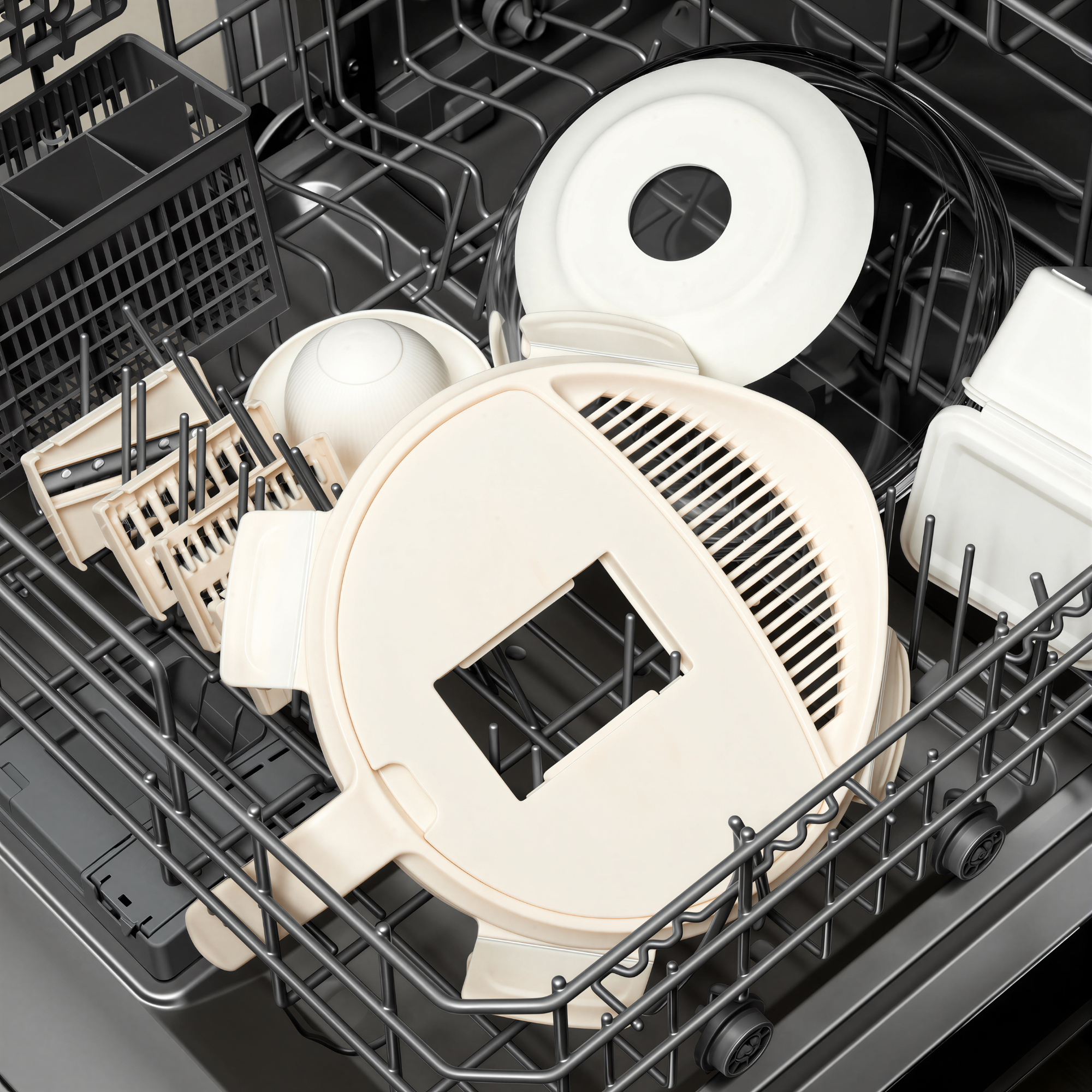 Multipurpose Glass Grater/Salad Bowl