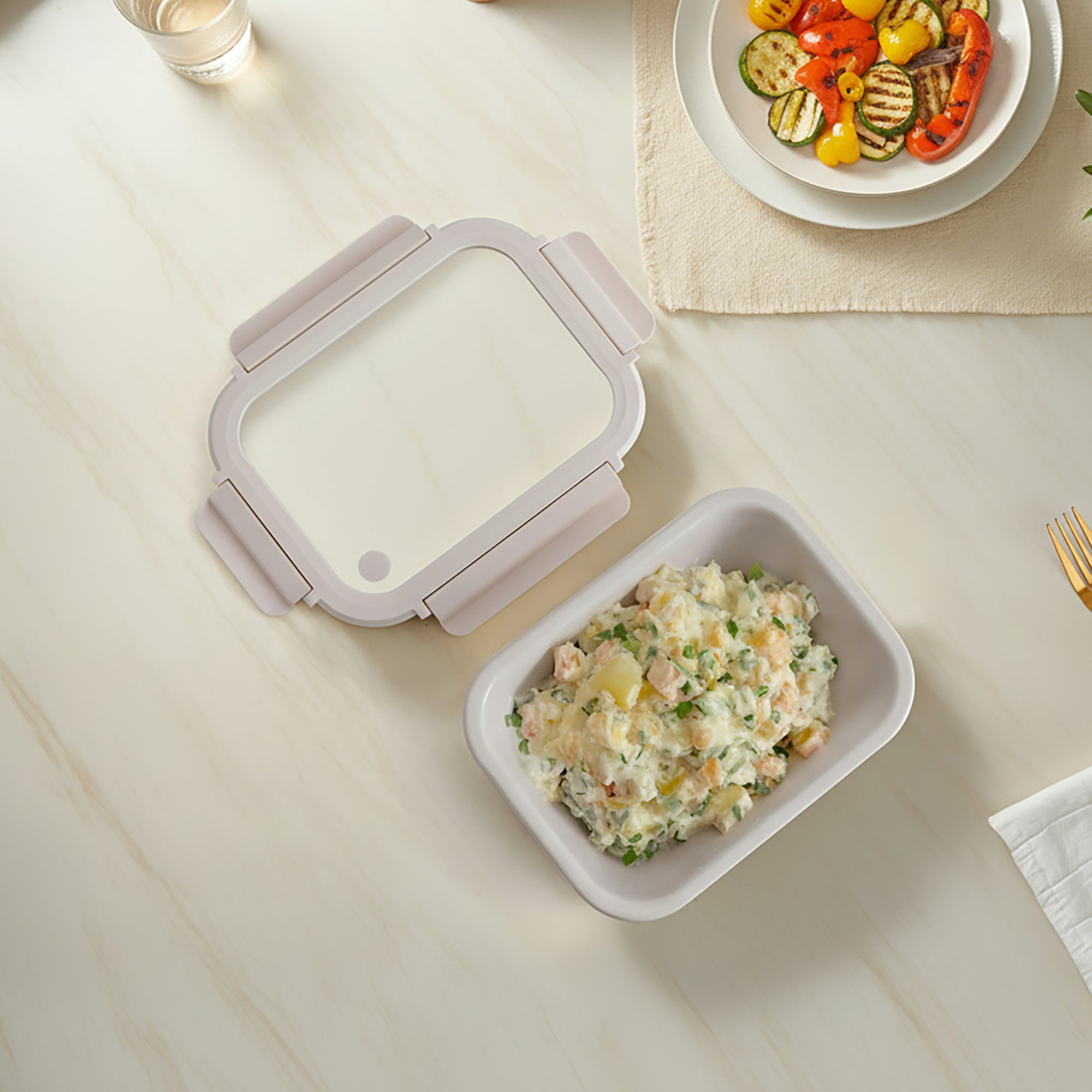 Stoneware Container - Cannoli Crème