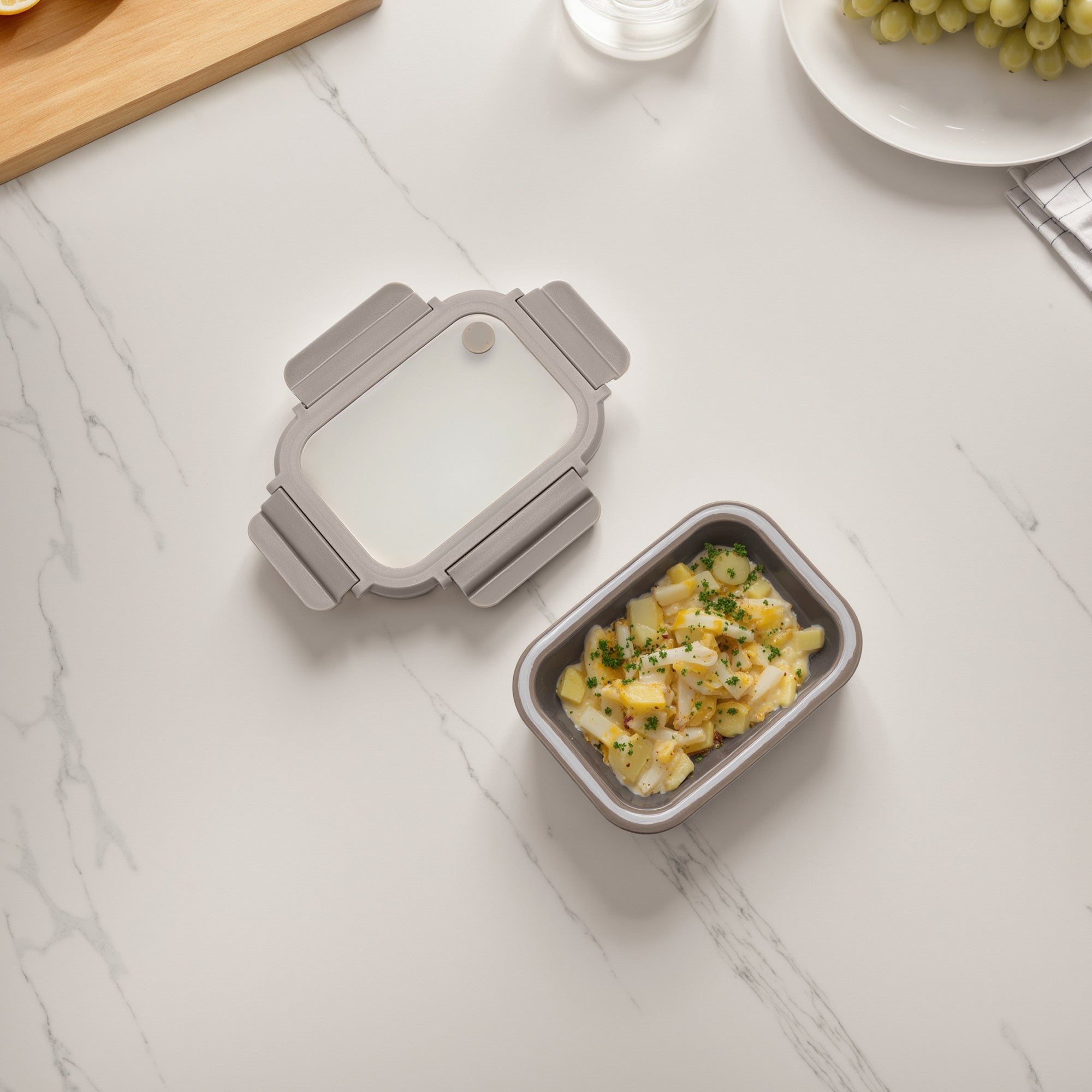 Stoneware Container - Mineral Gray