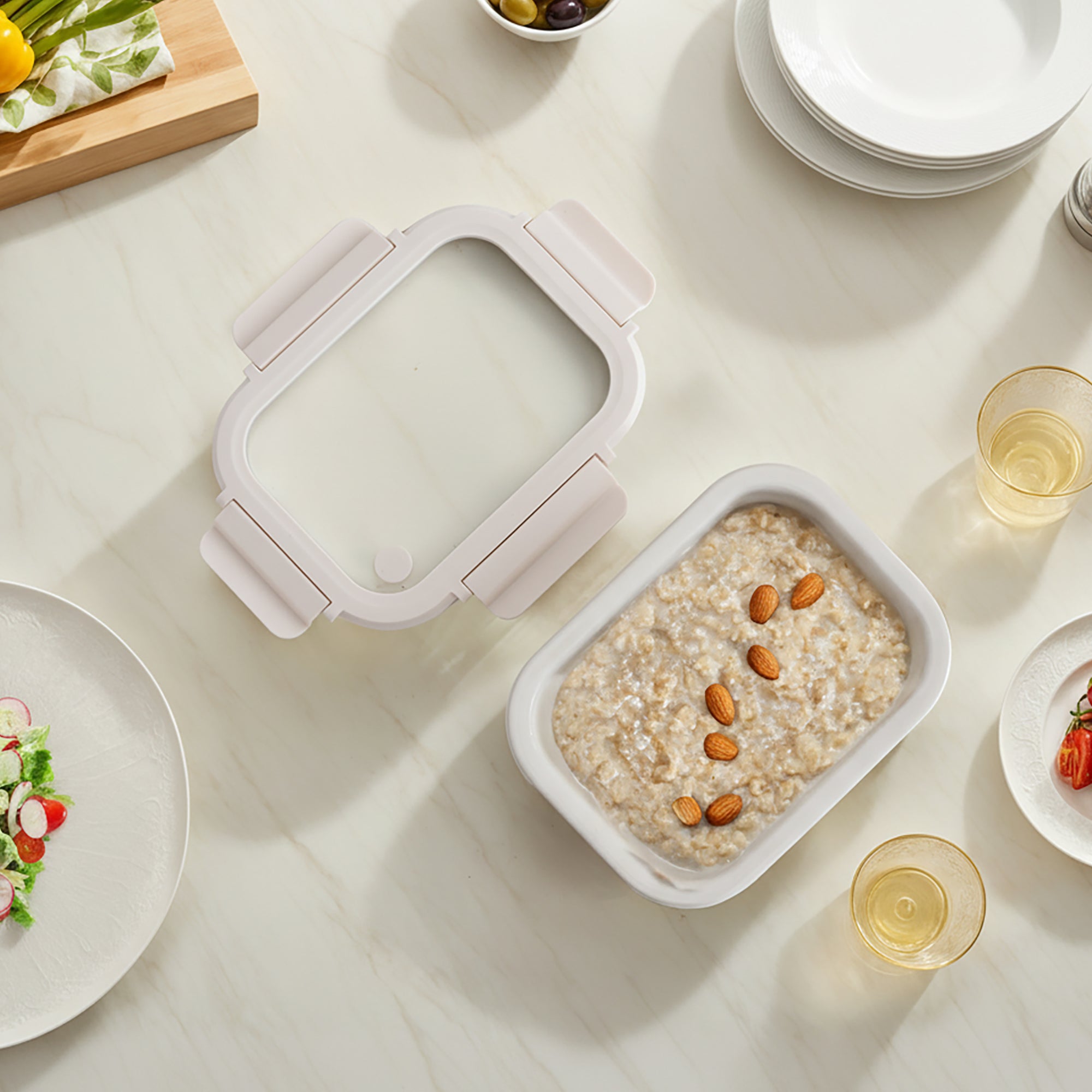 Stoneware Container - Cannoli Crème