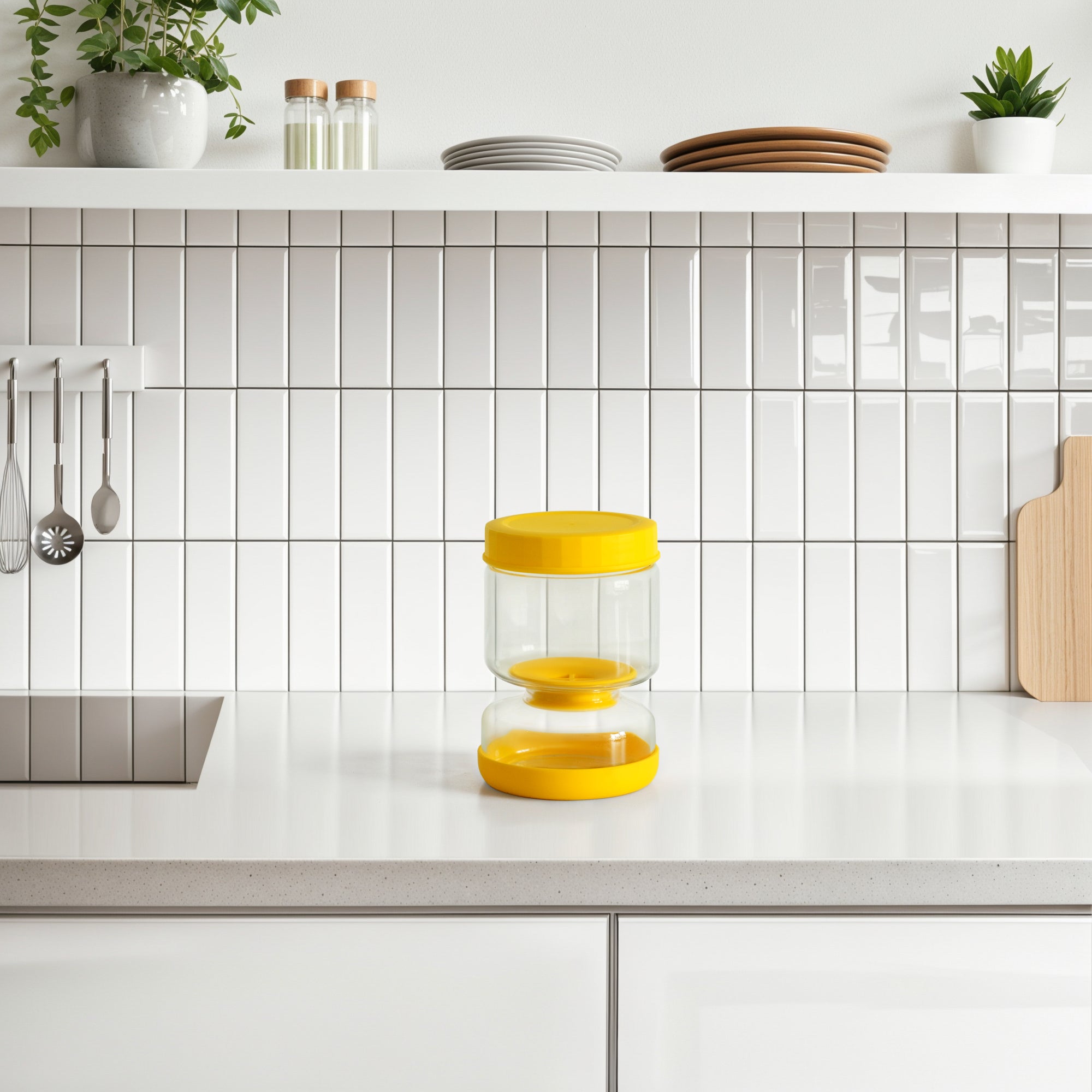 Glass Flip-Over Pickle Jar (2.5 Cups)
