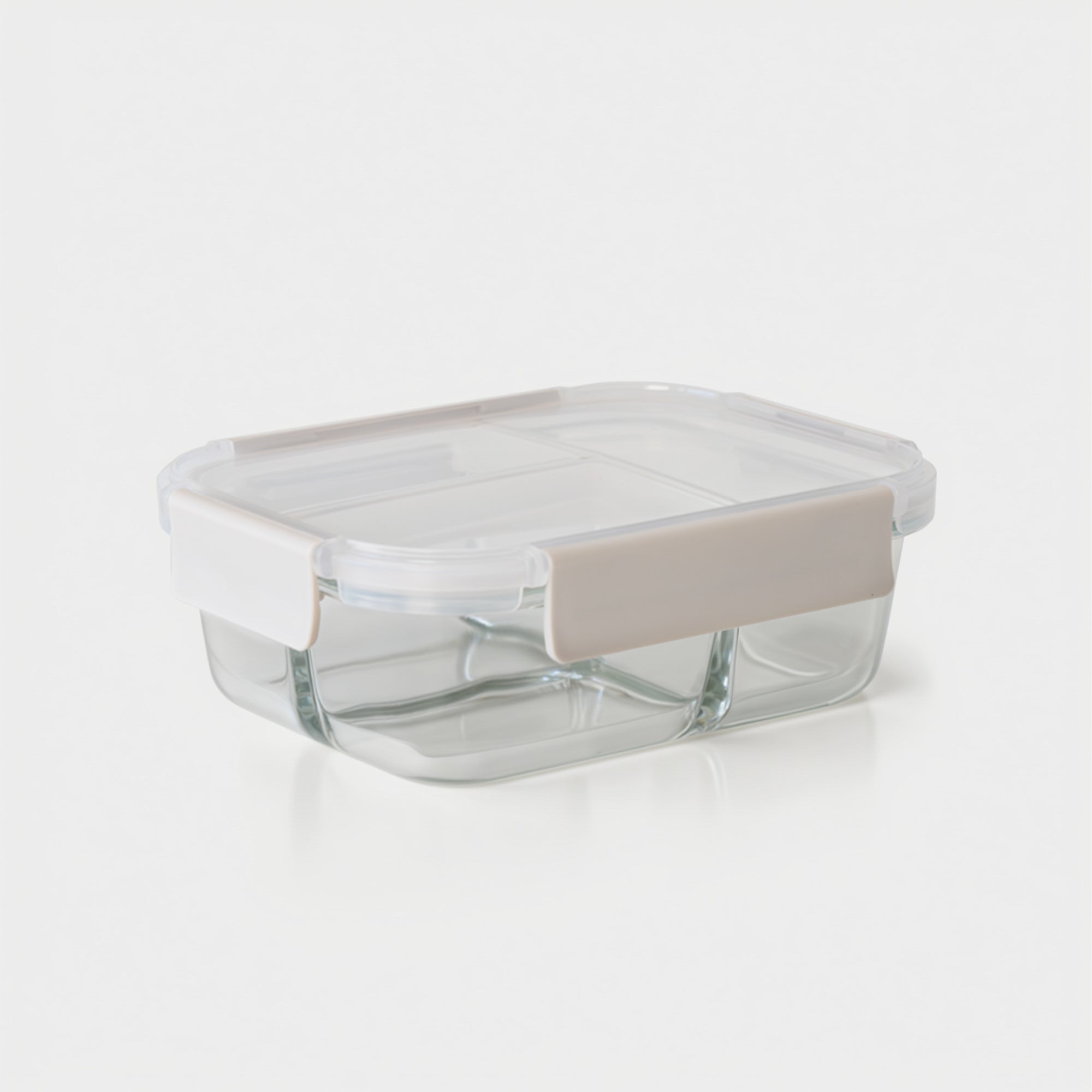3 Divided Glass Bento Box