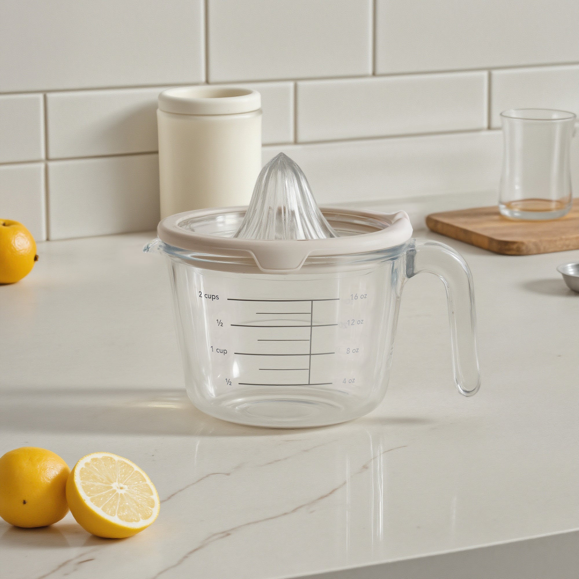 Measuring Cup with Juicer