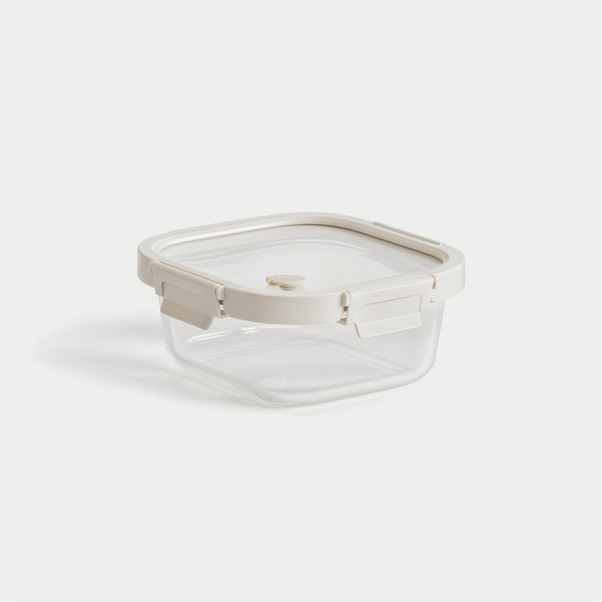 Square Glass Container Set (Vanilla, 4-pc)