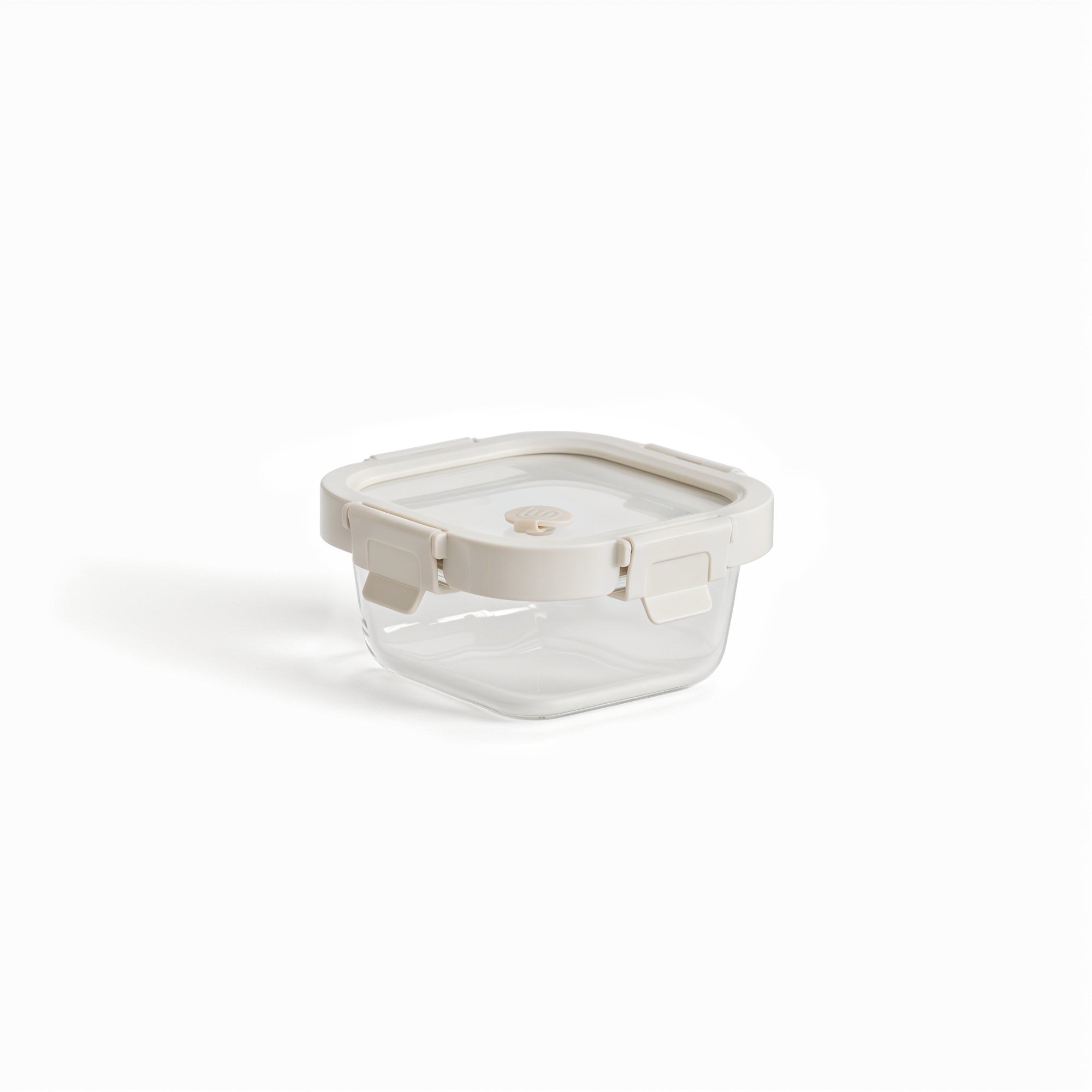 Square Glass Container Set (Vanilla, 4-pc)