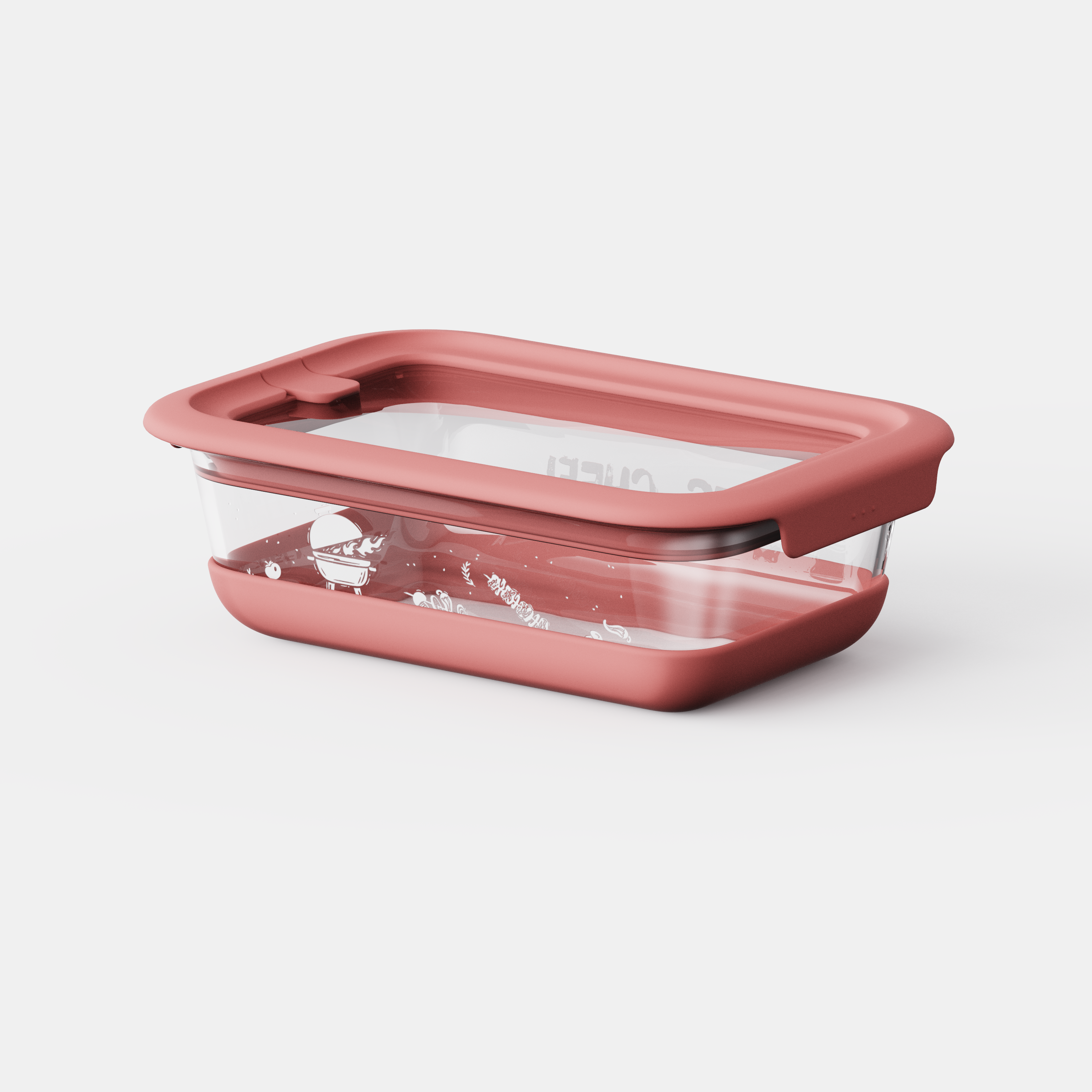 Custom Borosilicate Glass Food Container | Design Your Own