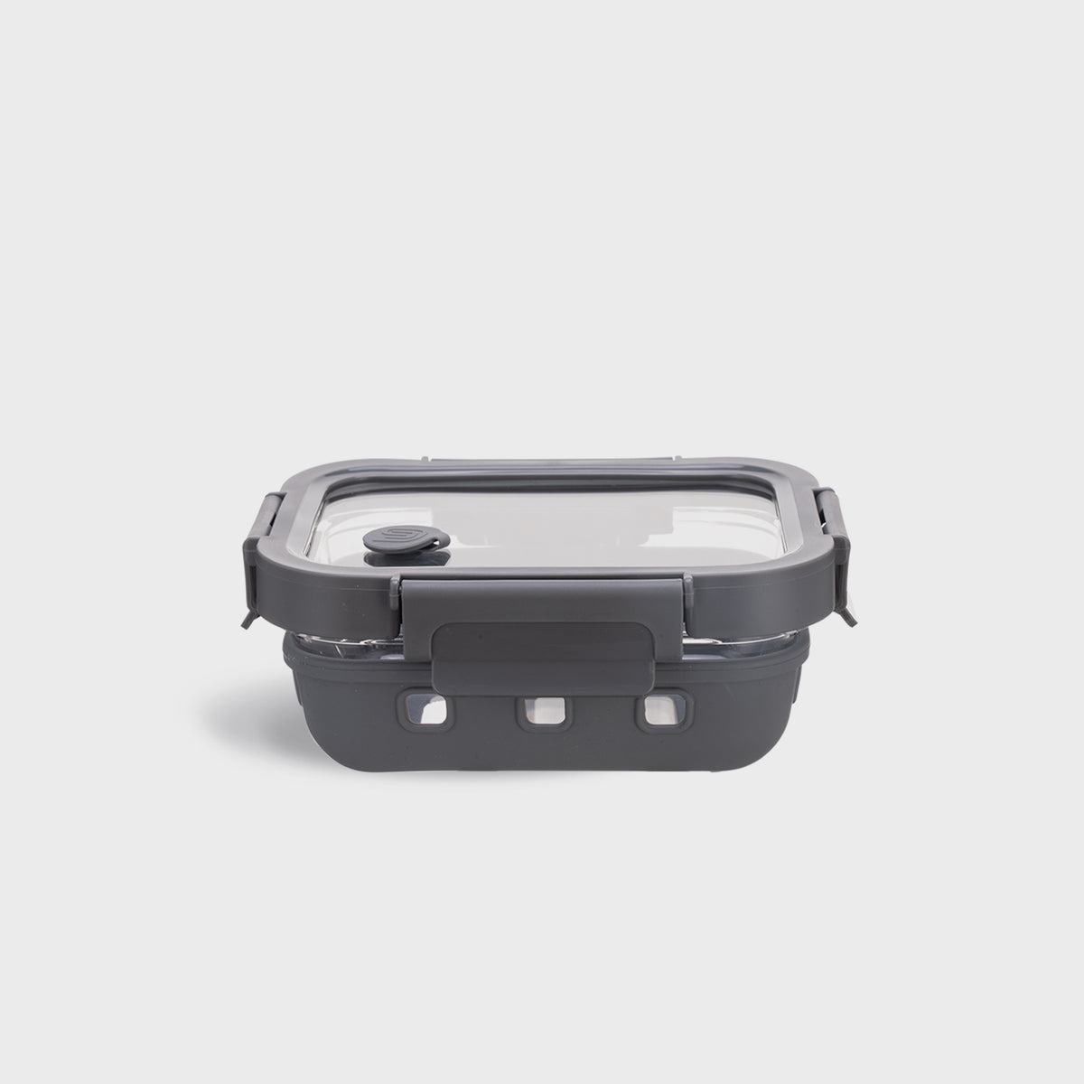 Rectangular Glass Food Container with Silicone Cover