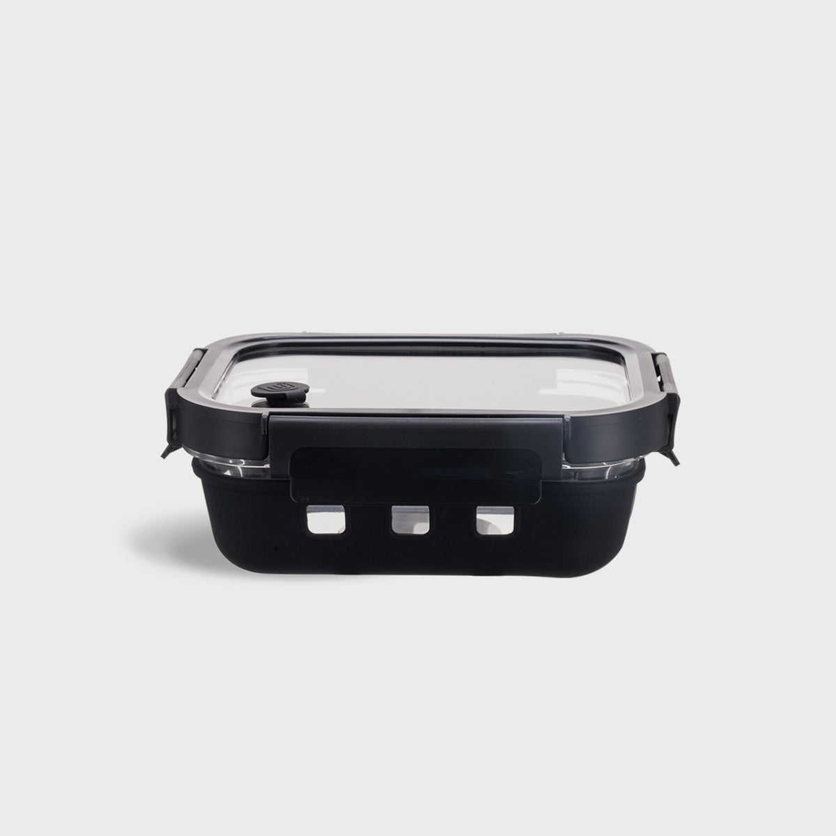 Rectangular Glass Food Container with Silicone Cover