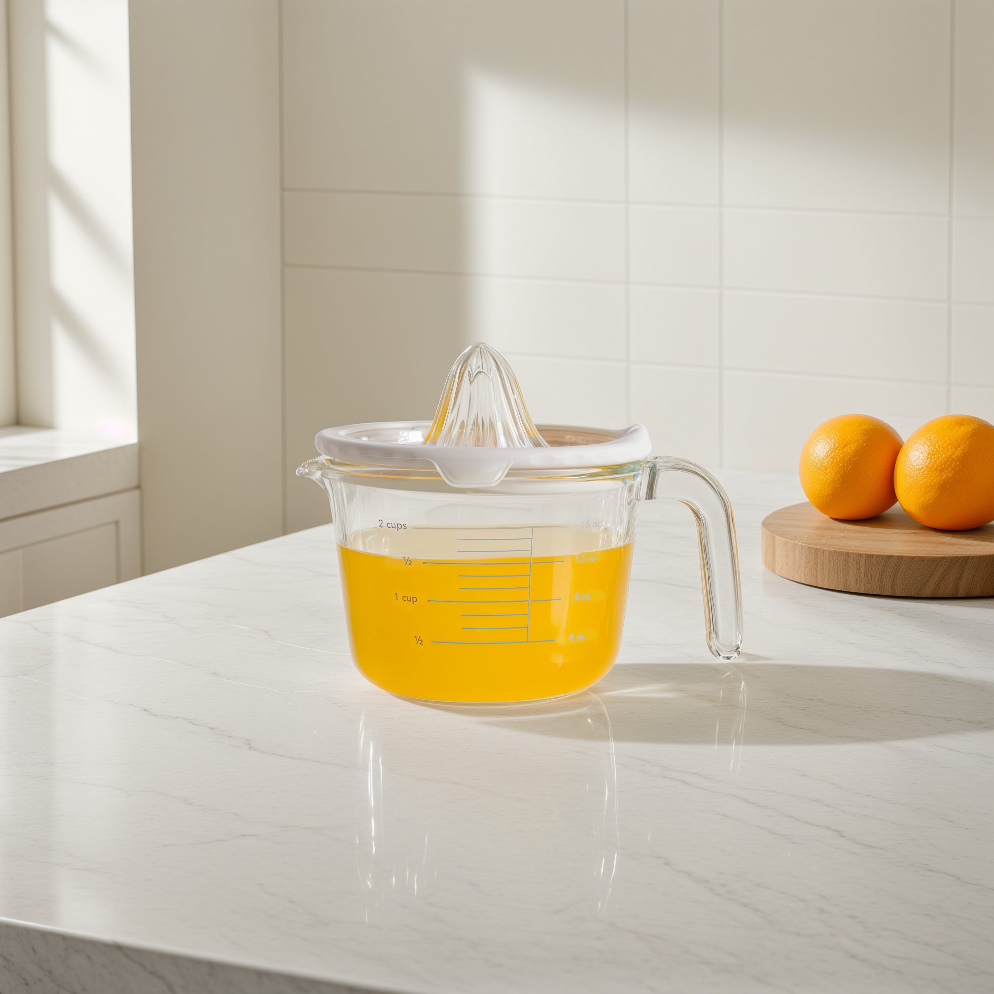 Measuring Cup with Juicer