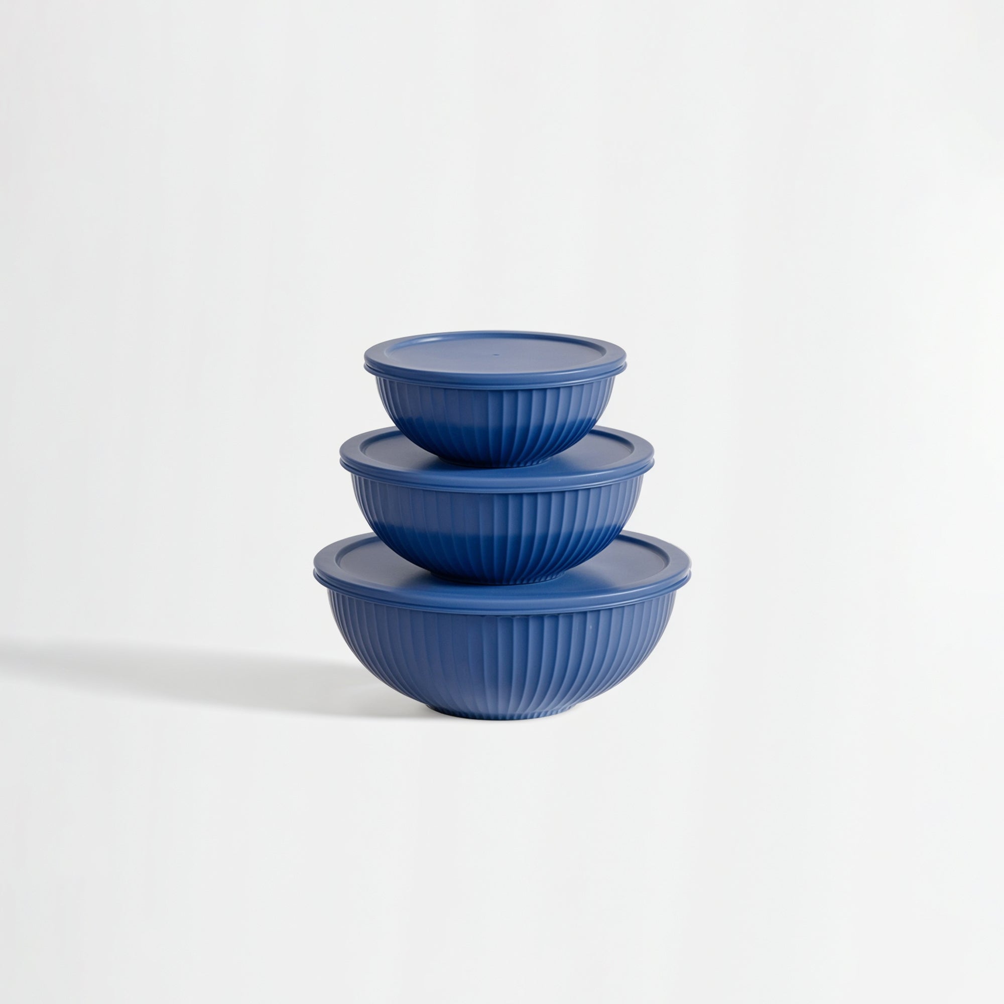 Rainbowl Borosilicate Glass Mixing Bowls Set of 3 with Lids, Heat
