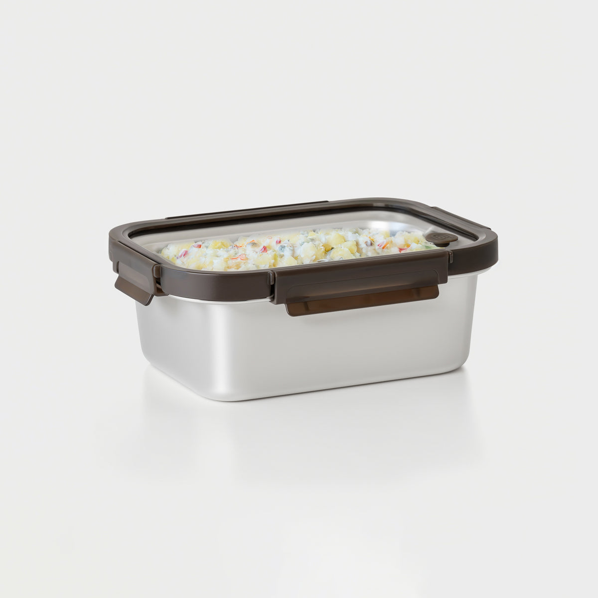 Rectangular 316L Stainless Steel Food Storage Container with Airtight ...