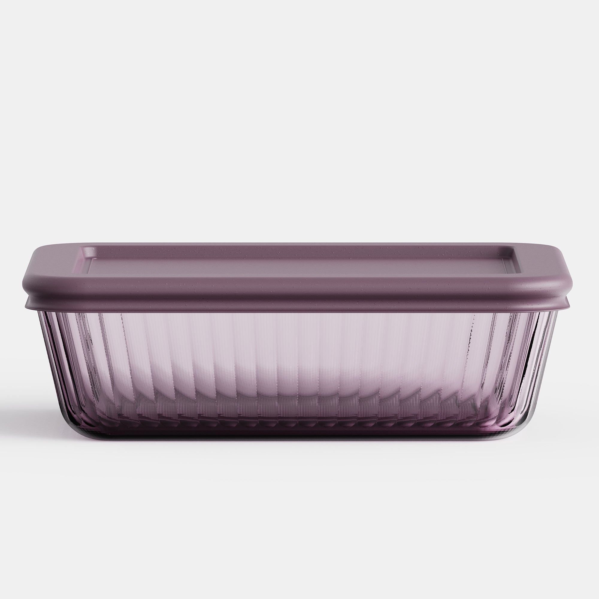 Stria Plum Rectangular Set (3 Containers)