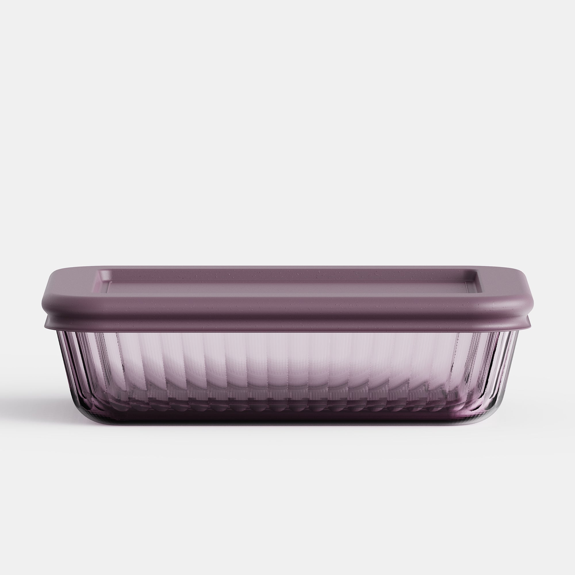 Stria Plum Rectangular Set (3 Containers)